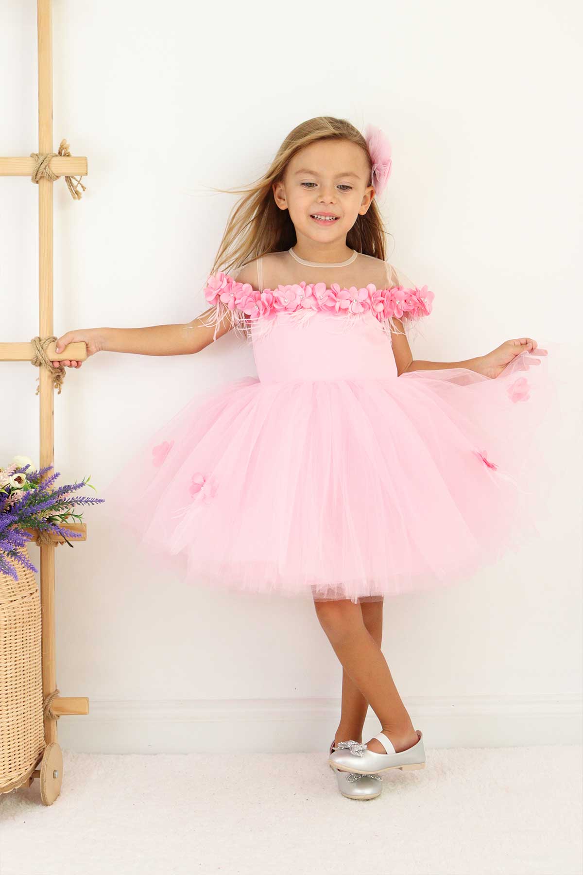 Violet Pink Party Dress