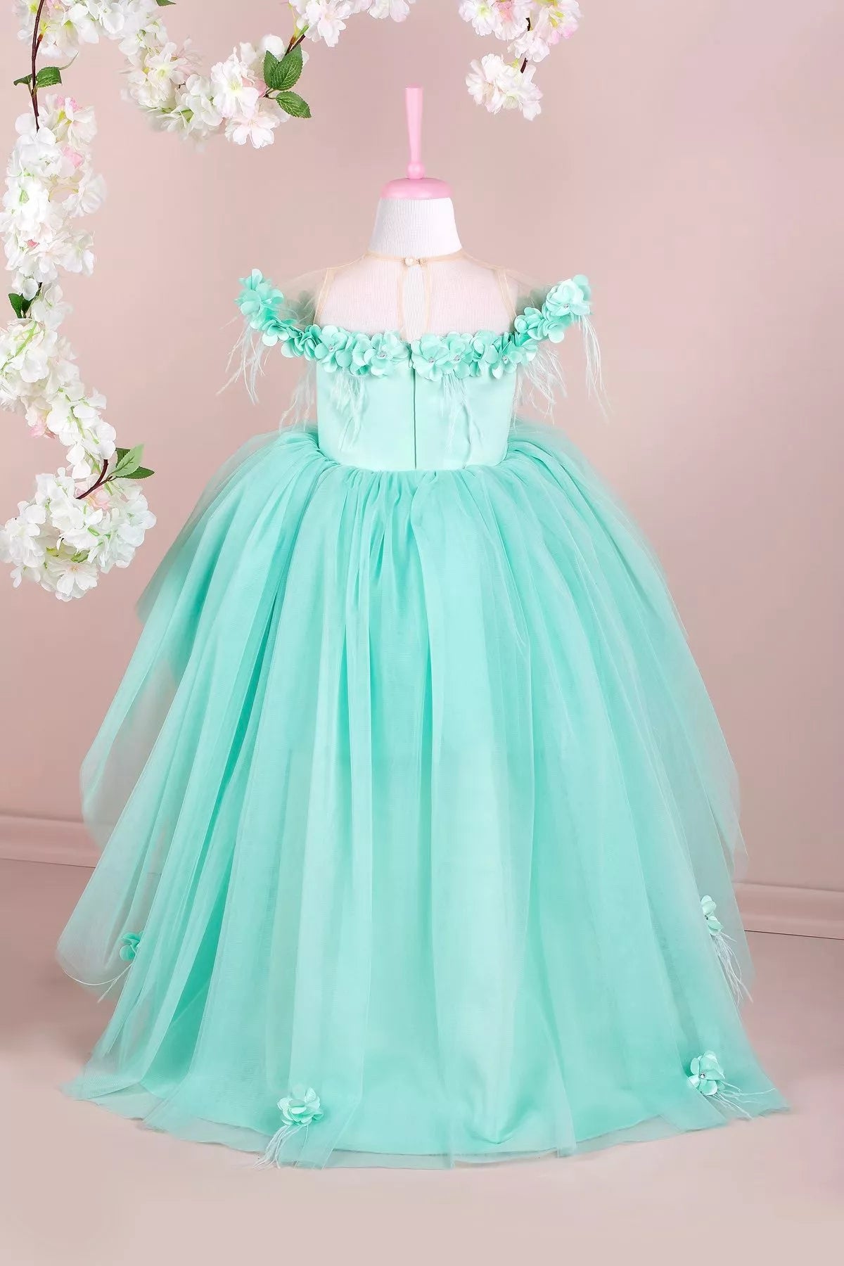 Violet Tiffany Party Dress - Tailed