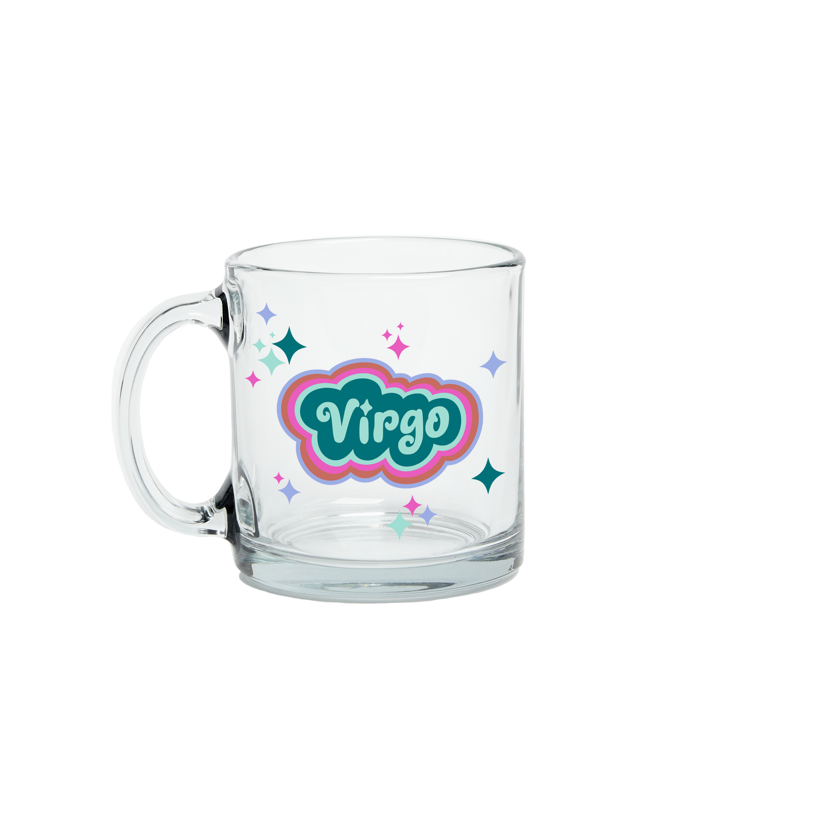 Astrology Clear Glass Mug
