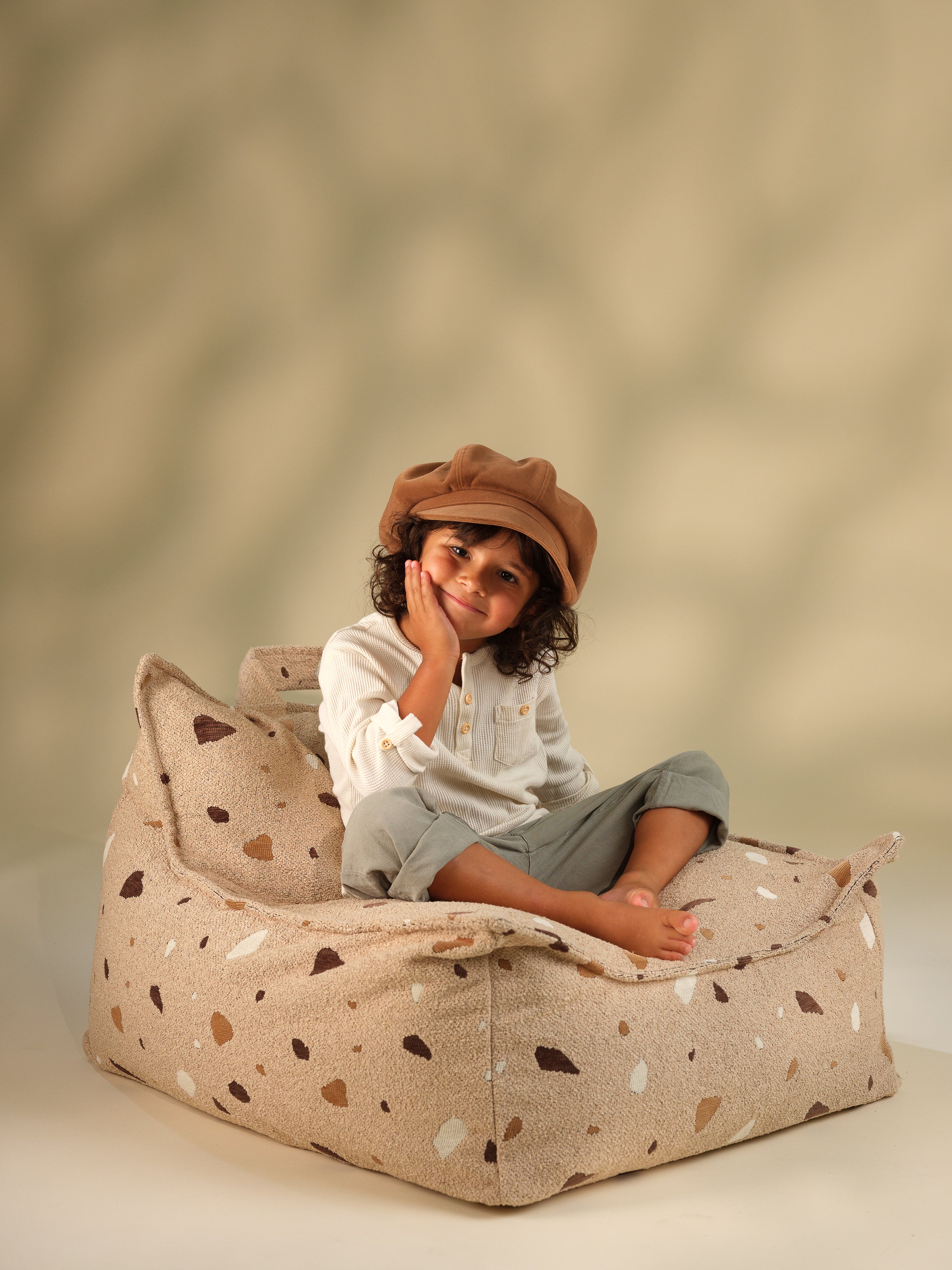 Terrazzo Sand Beanbag Chair