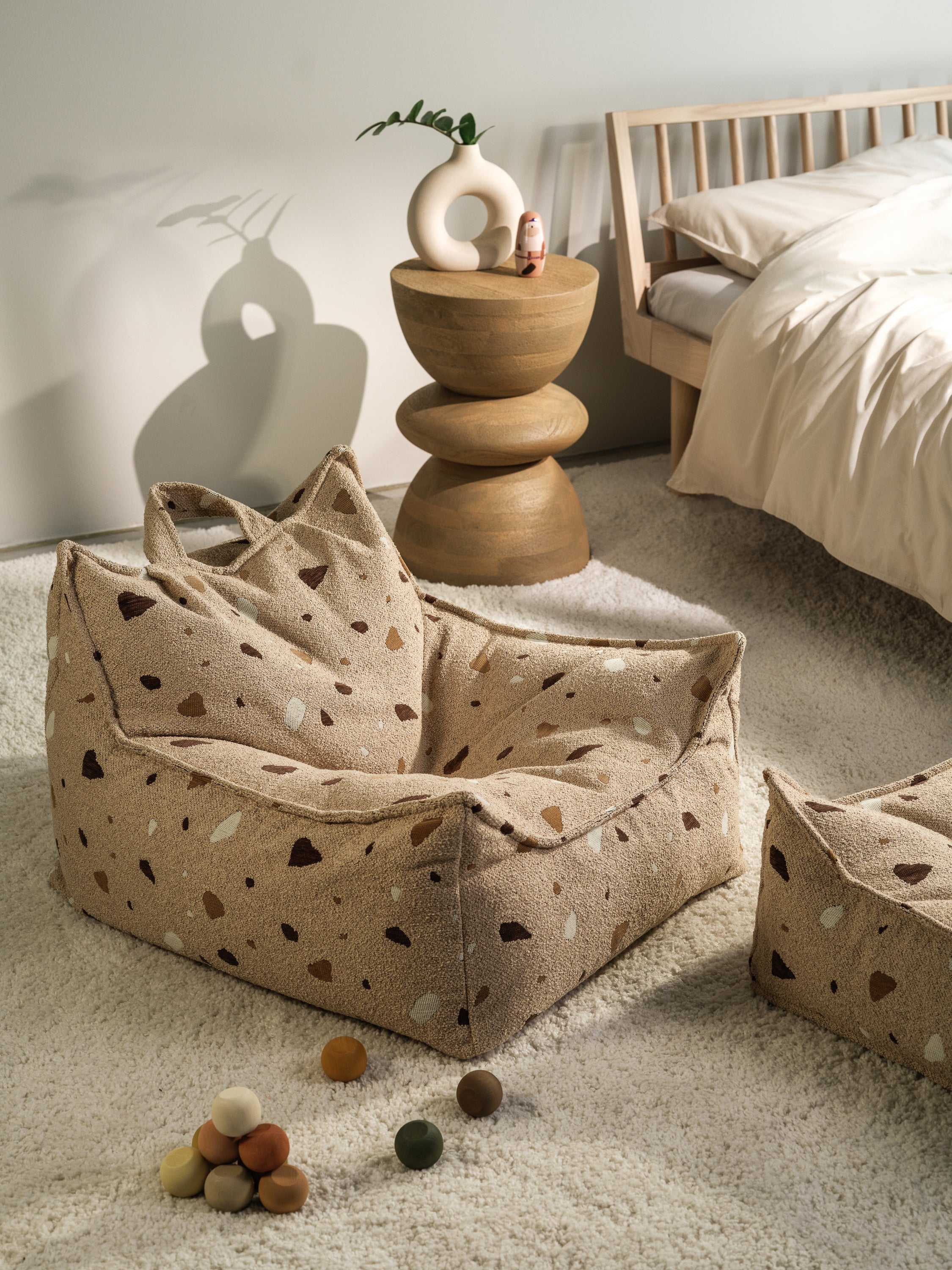 Terrazzo Sand Beanbag Chair