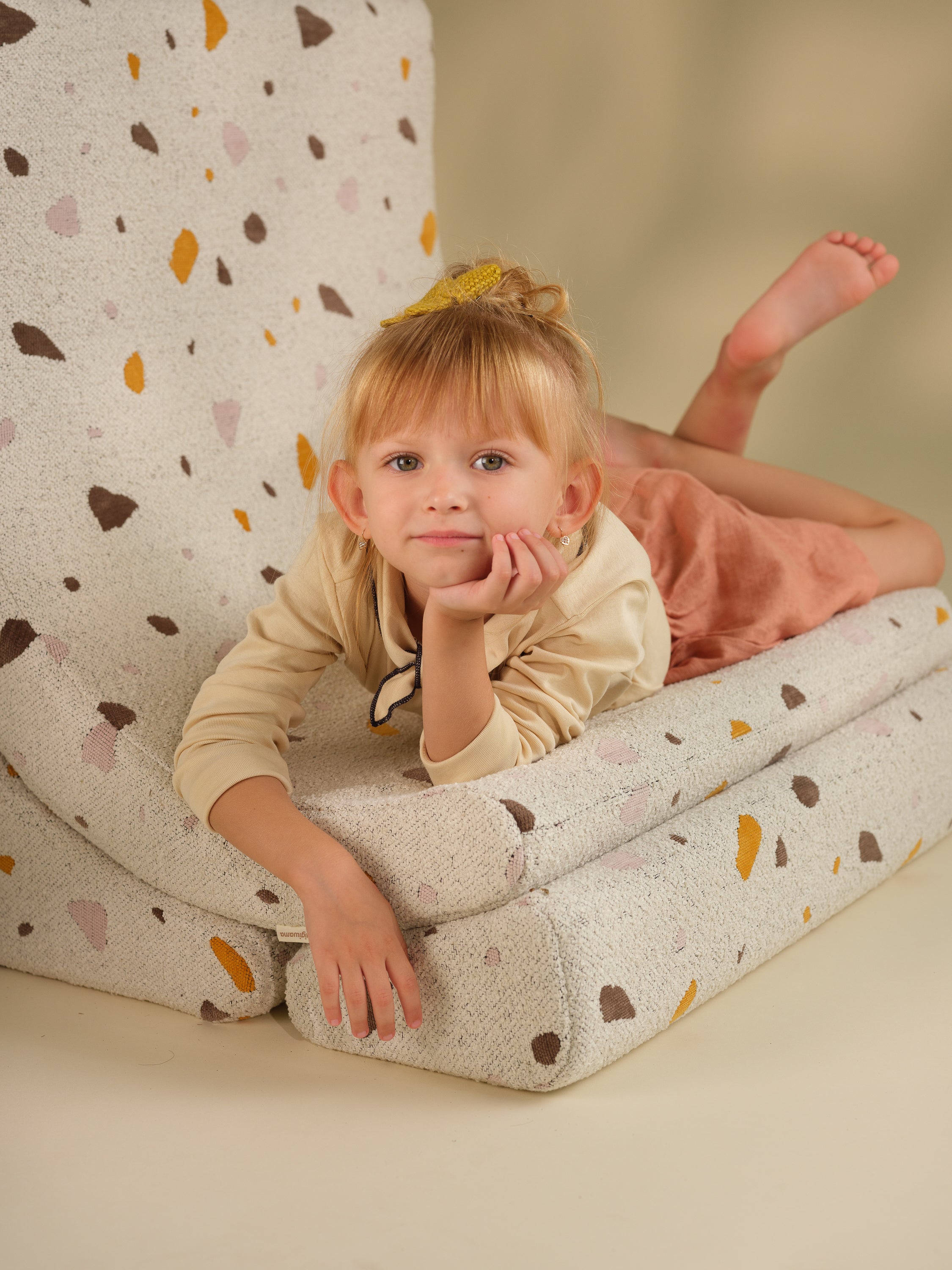 Terrazzo Marble Moon Chair