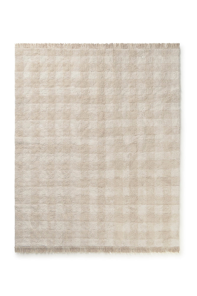Washable Rug Vichy Ivory 
