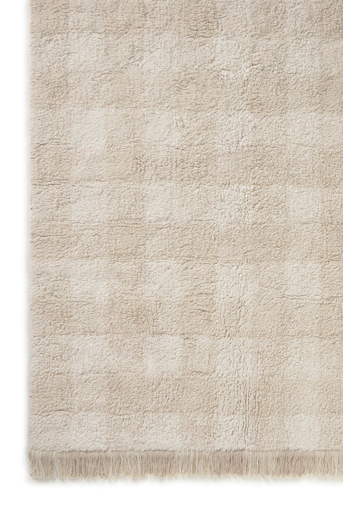 Washable Rug Vichy Ivory 