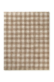 Washable Rug Vichy Marron