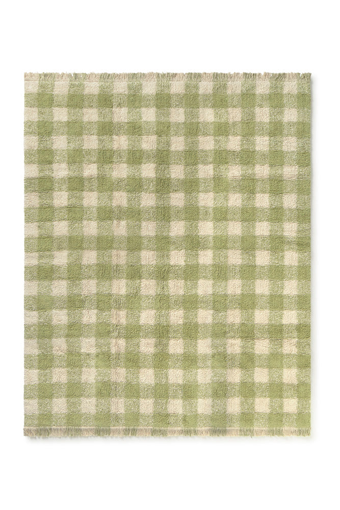 Washable Rug Vichy Matcha