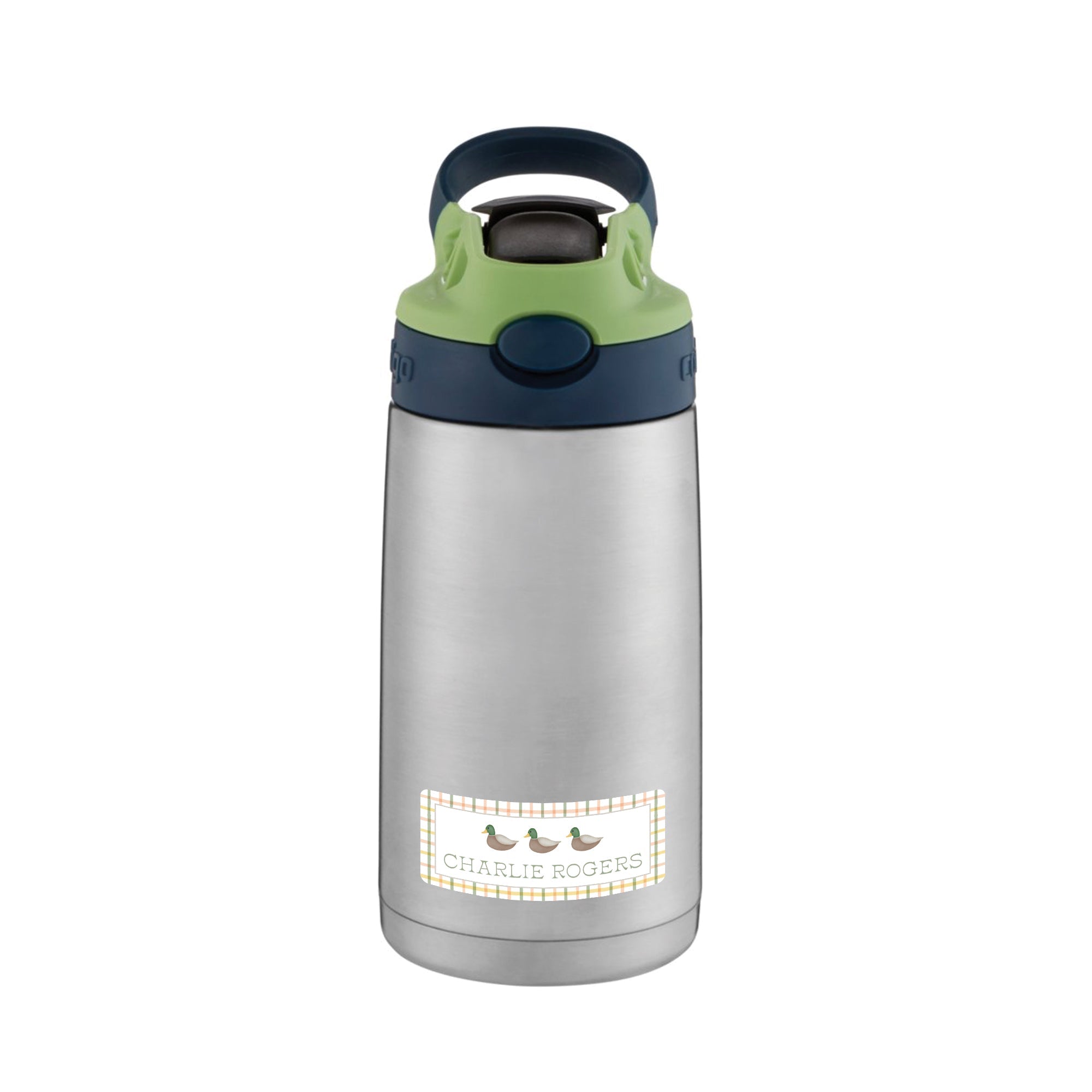 Mallard Duck Vinyl School Labels