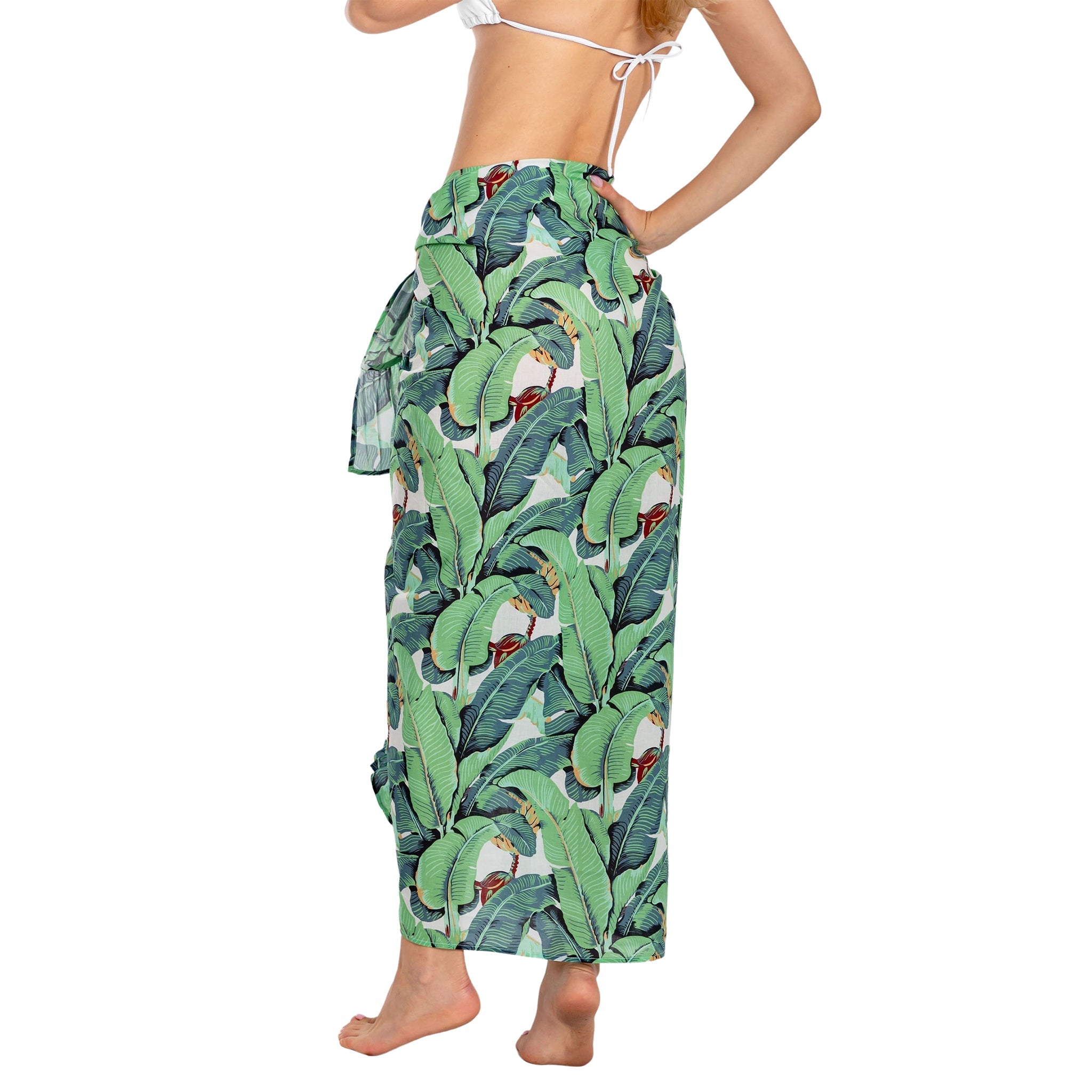 Women's Green Martinique® Banana Leaf Sarong