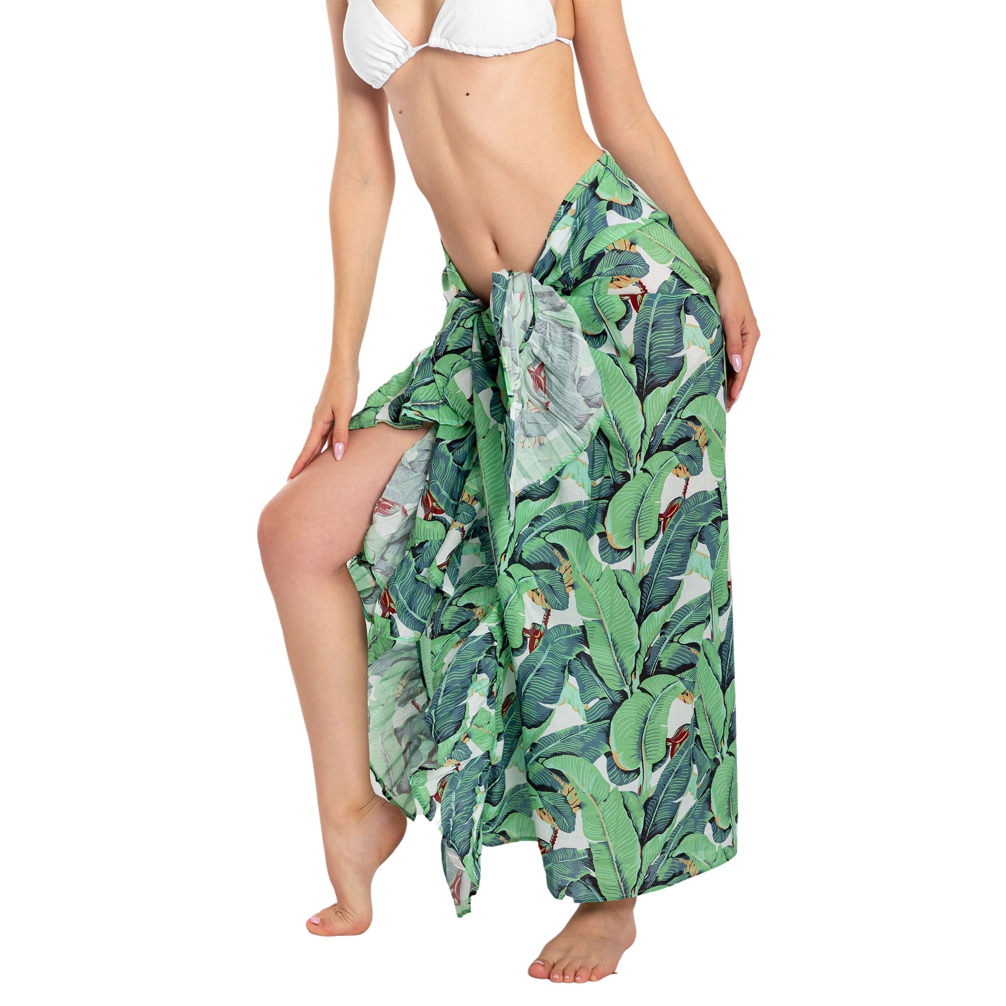 Women's Green Martinique® Banana Leaf Sarong