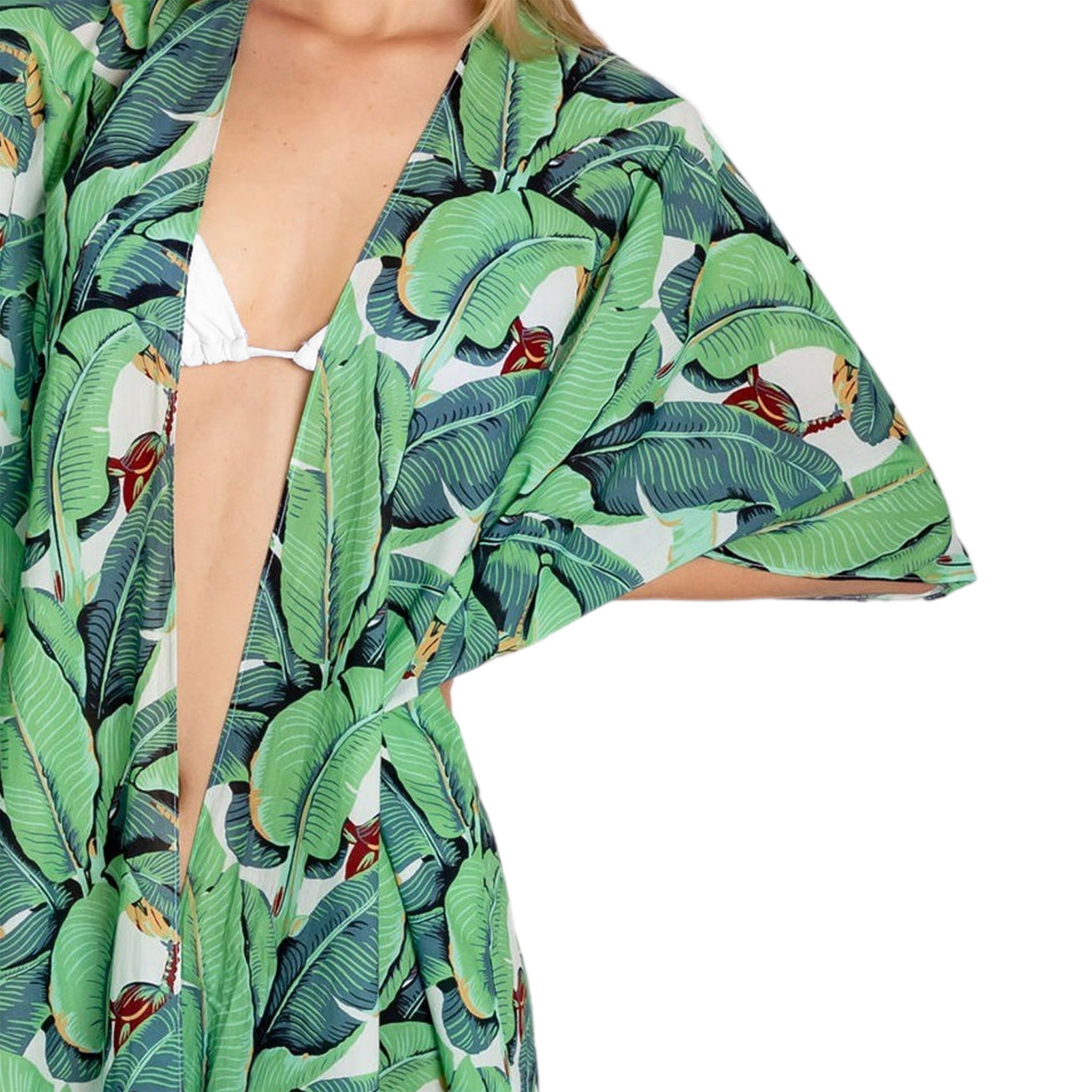 Women's Green Martinique® Banana Leaf Cover Up