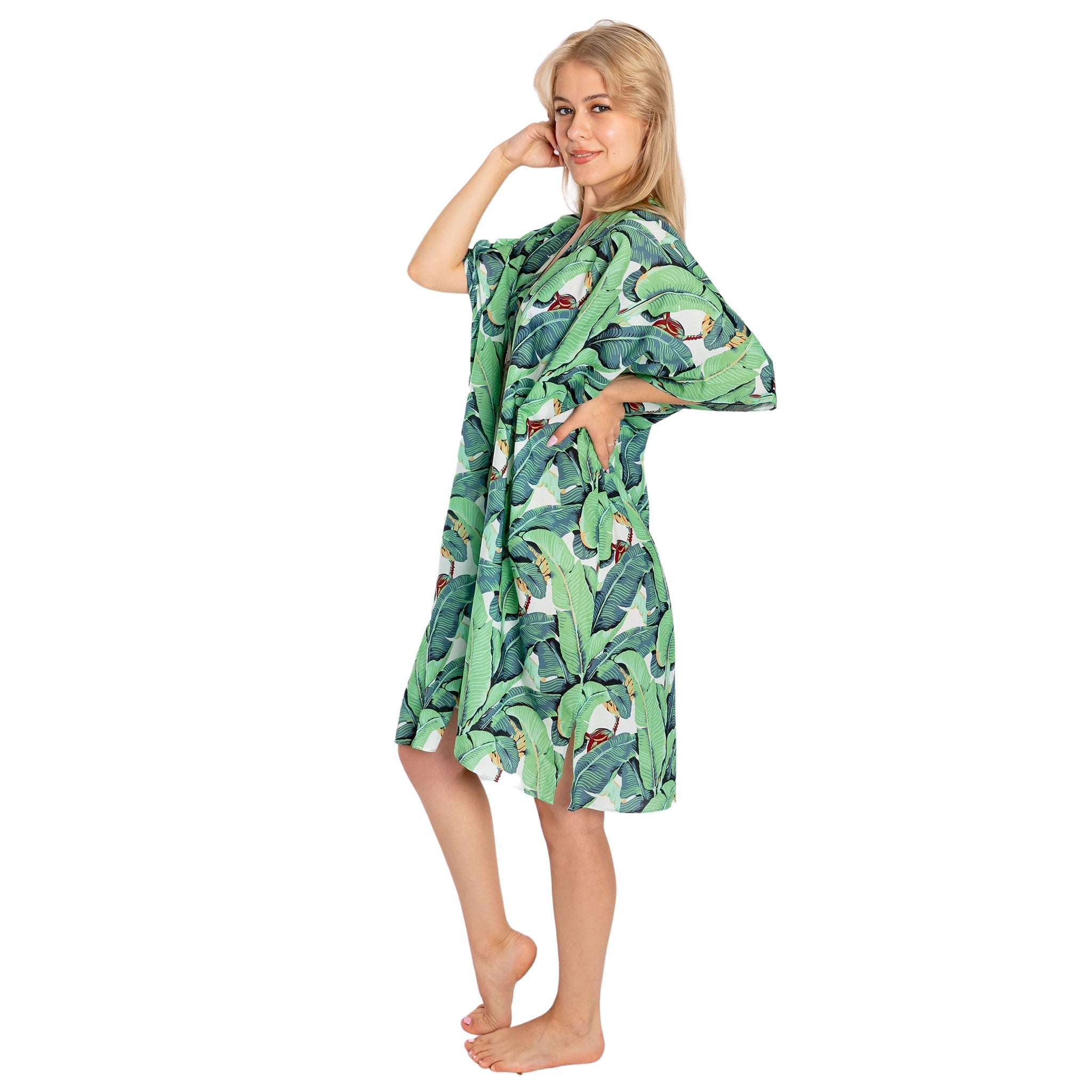 Women's Green Martinique® Banana Leaf Cover Up