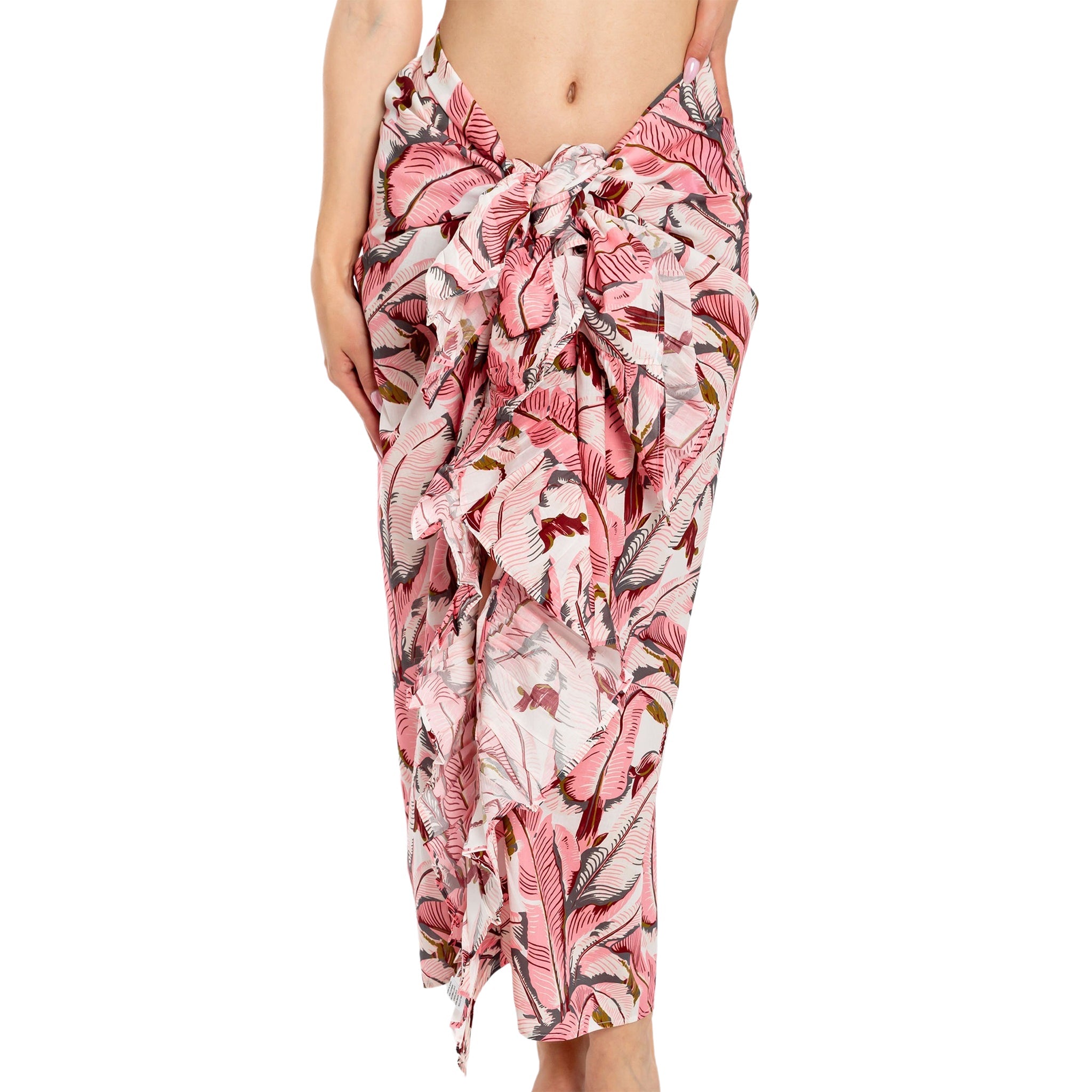 Women's Pink Martinique® Banana Leaf Sarong