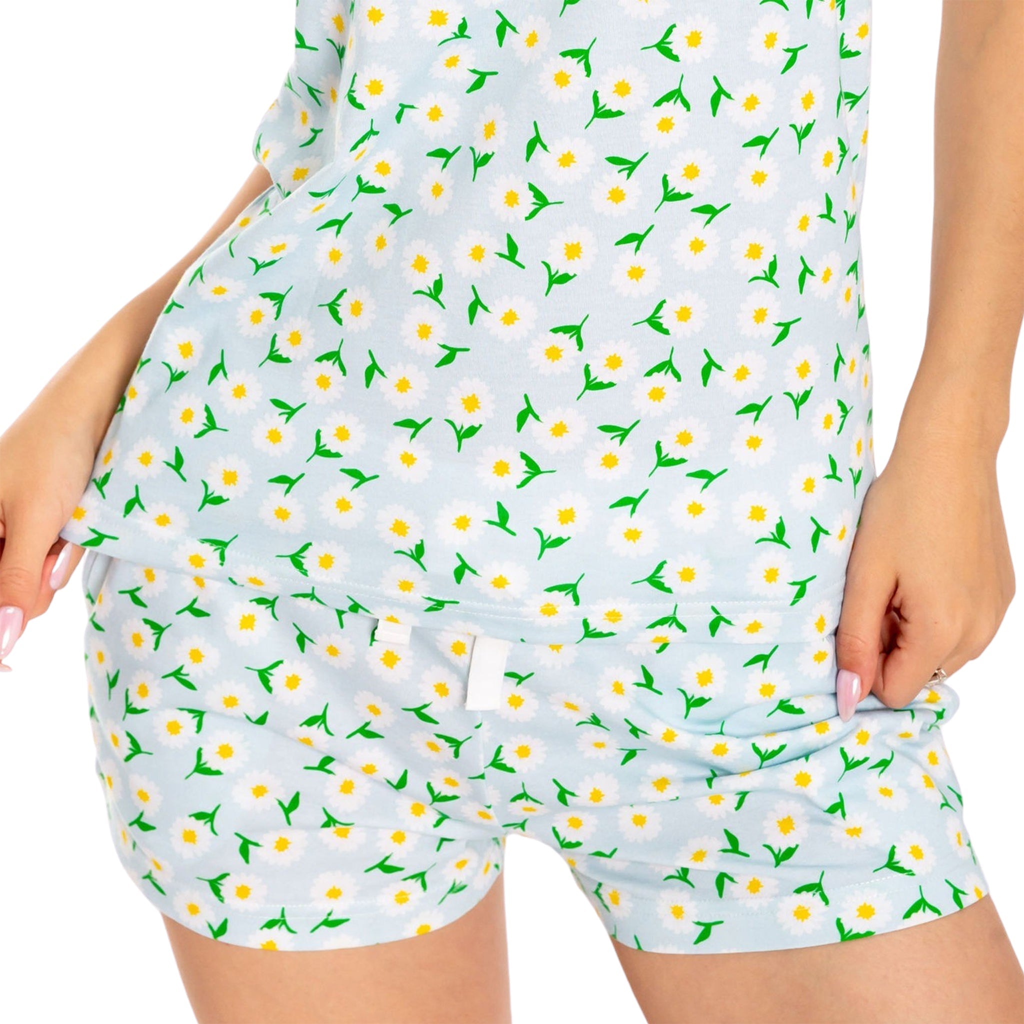 Women's Daisy Jersey Short Set