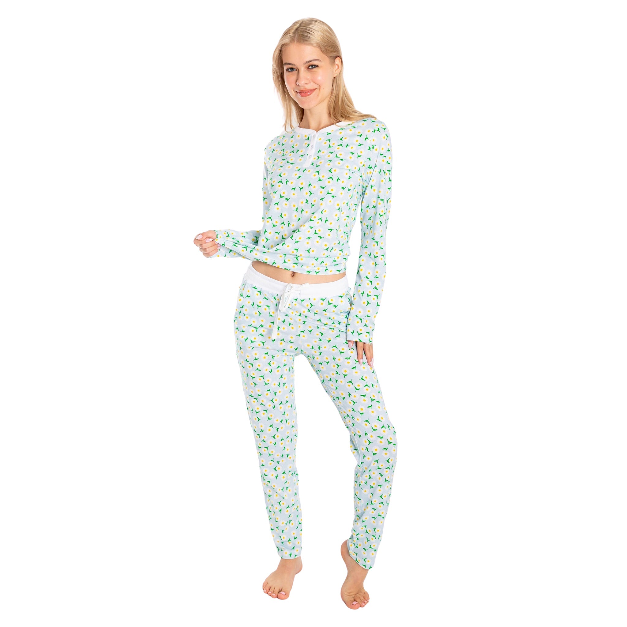 Women's Daisy Jersey Long Set by Sant and Abel