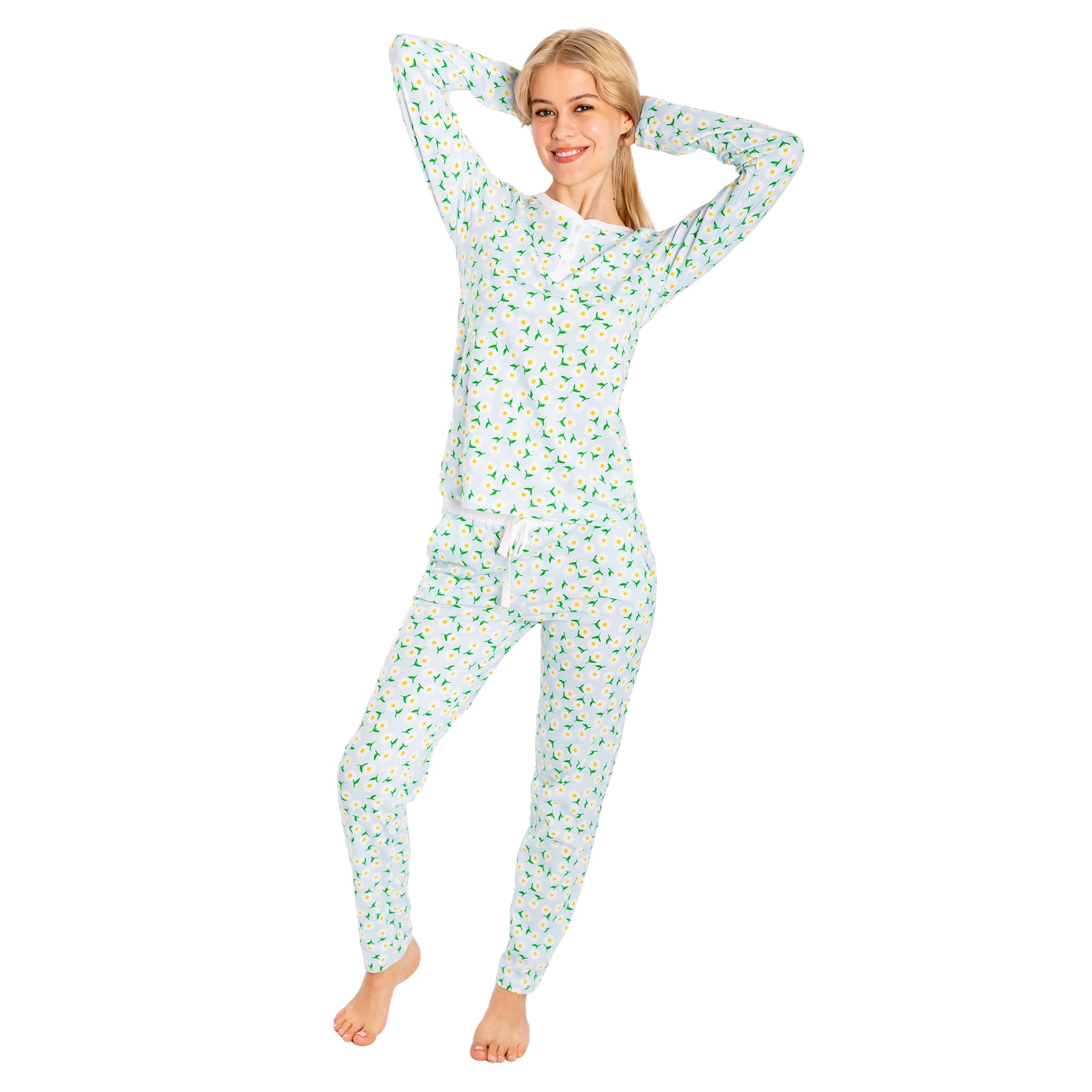 Women's Daisy Jersey Long Set