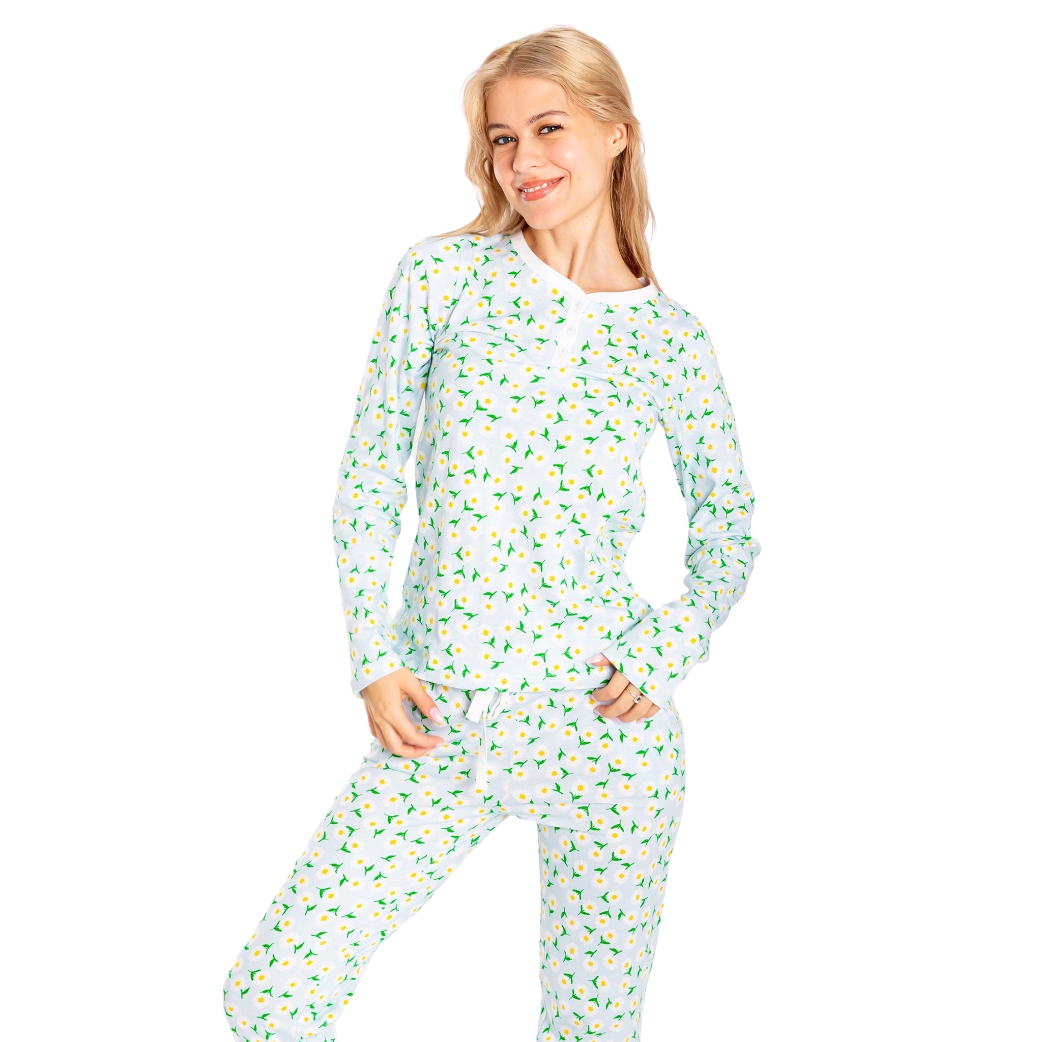 Women's Daisy Jersey Long Set