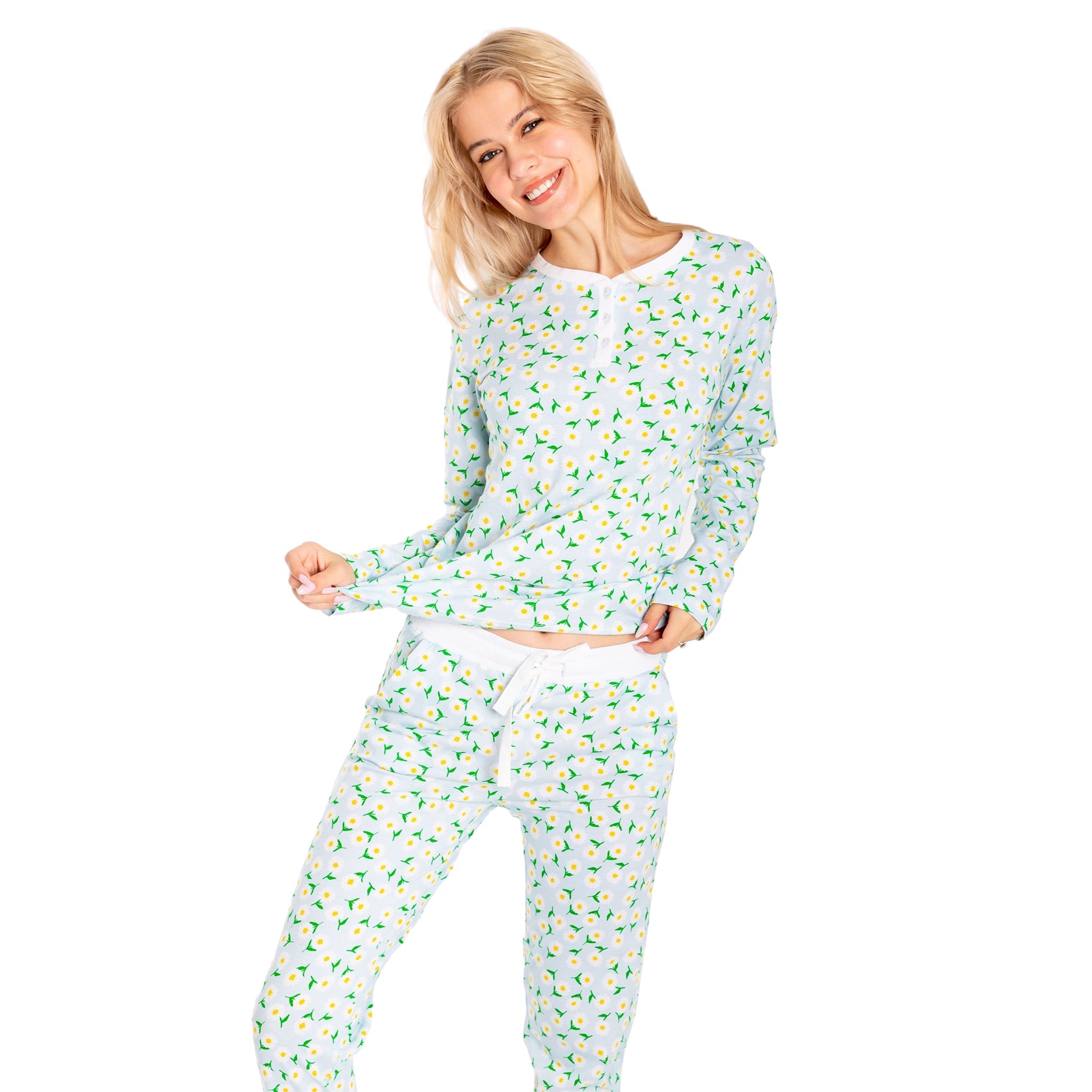 Women's Daisy Jersey Long Set