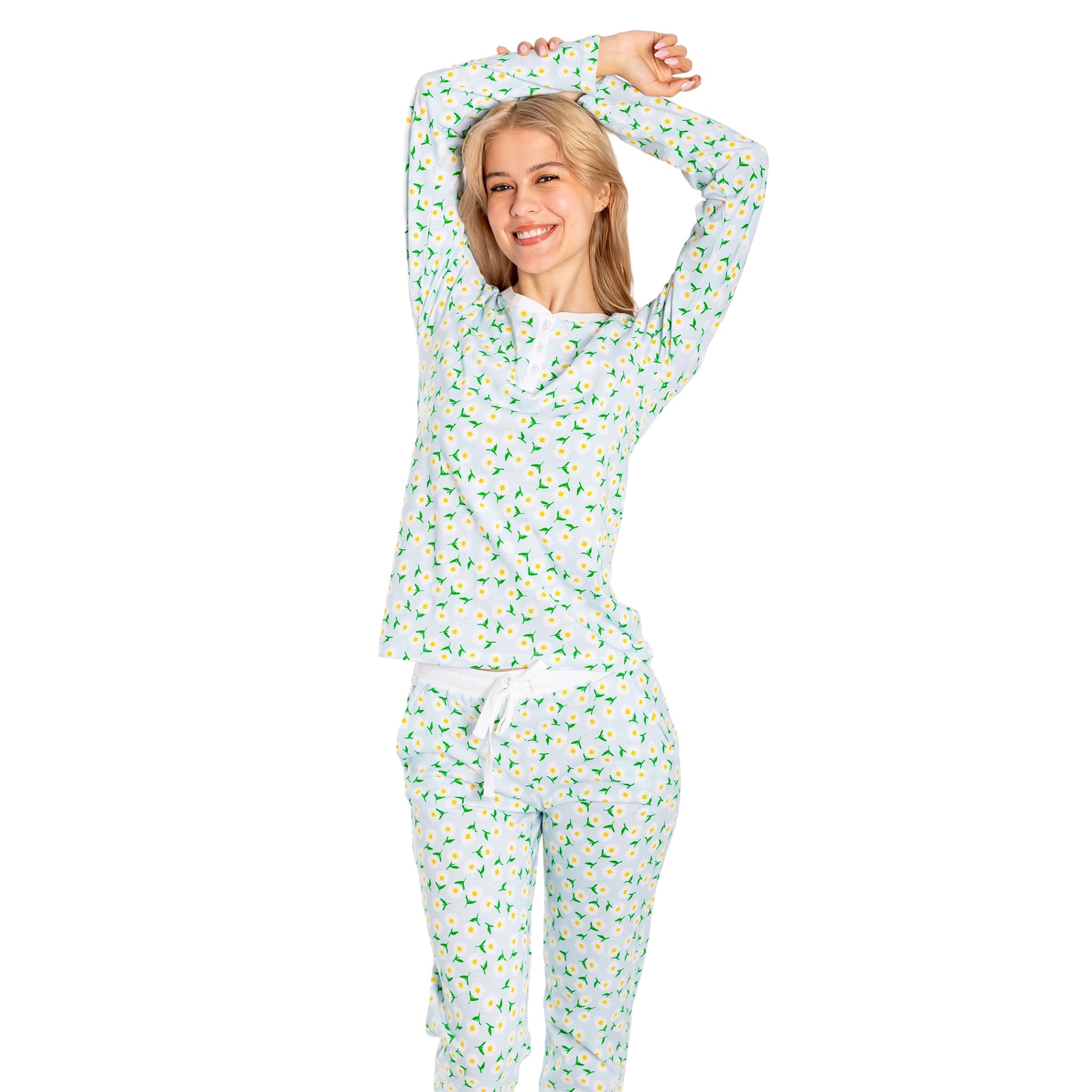 Women's Daisy Jersey Long Set