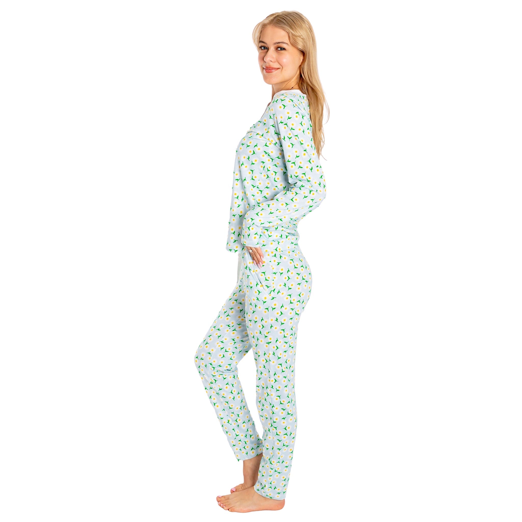 Women's Daisy Jersey Long Set