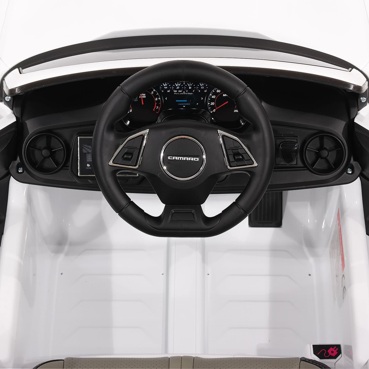 Chevrolet Camaro Ss 12v Kids Ride-on Car With Parental Remote Control | White