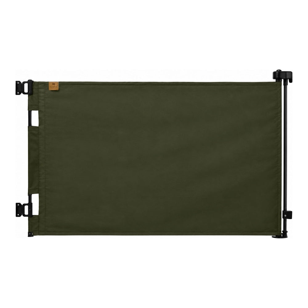 Oil Waxed Canvas Pet Safety Gate – Durable, Waterproof, Vintage-inspired | Fit Openings From 27.6" To 55" Wide And Stand 33"