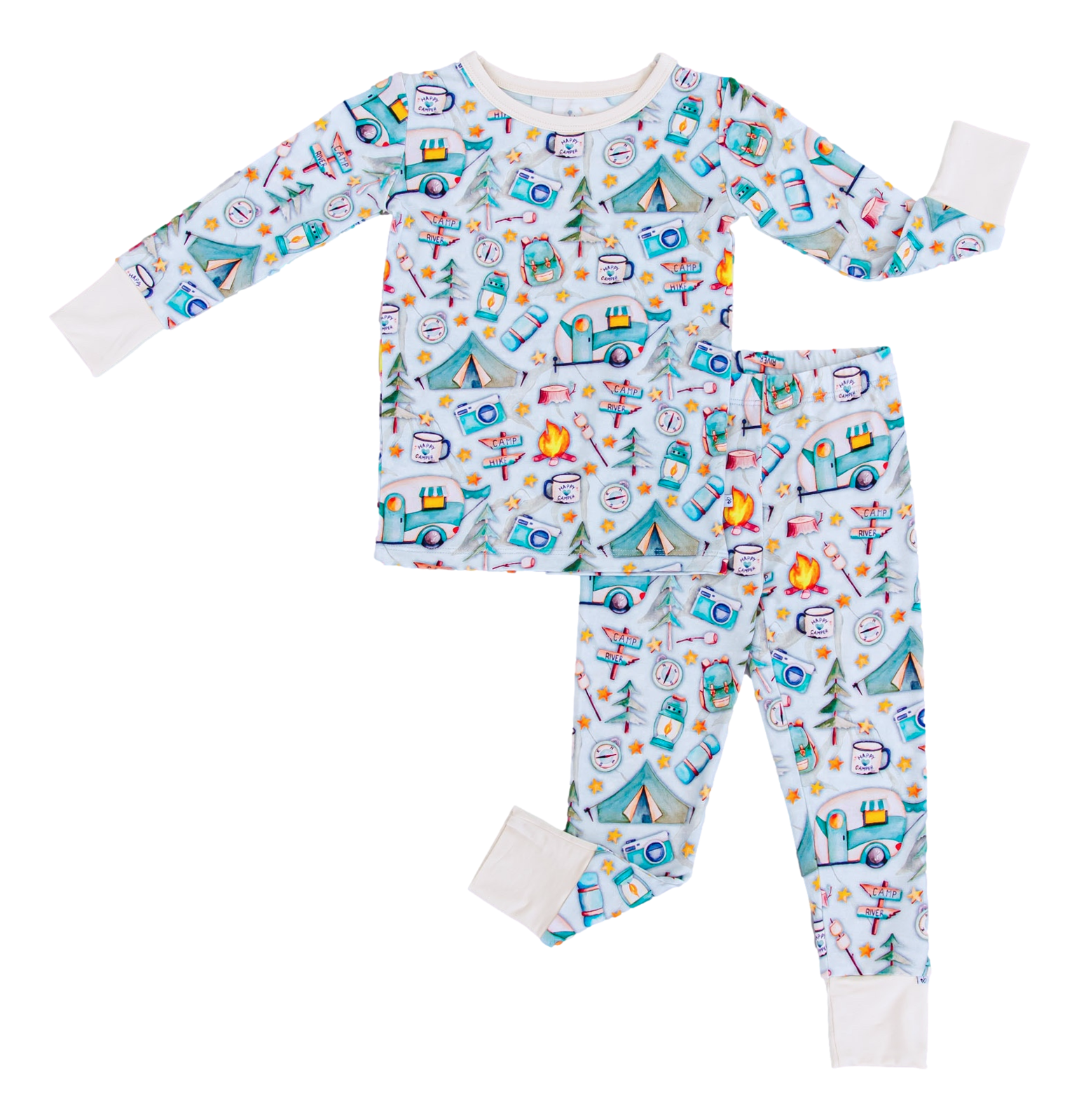 Wilder- Blue 2-piece Pajamas