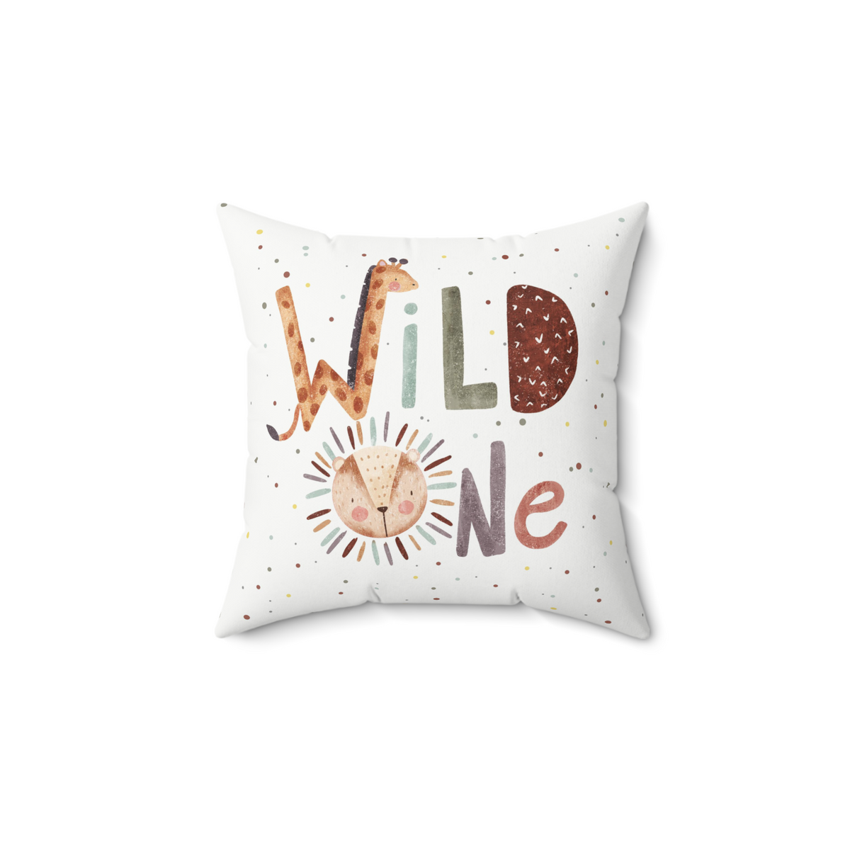 Wild One Pillow - Artisan Baby Pillows