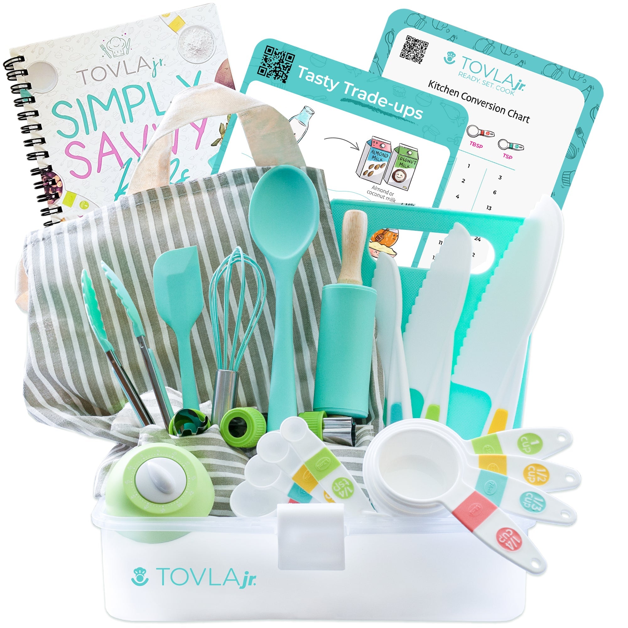 Tovla Jr. Ultimate Cooking & Baking Set For Kids | Award-winning All-in-one Kit For Young Chefs