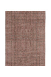 Wool Area Rug Mosaic Quartz