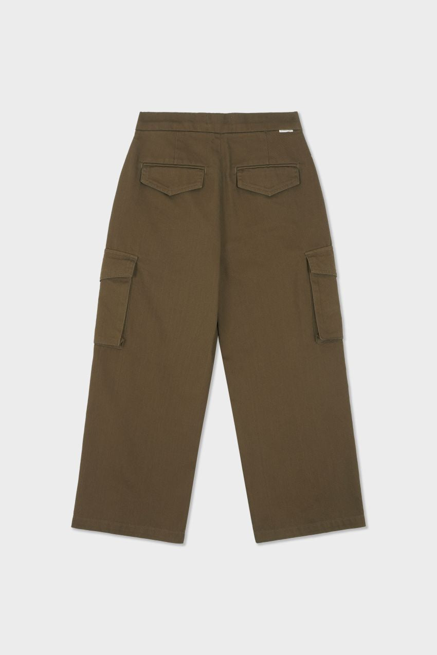 Organic Cotton Wide Leg Cargo Pant