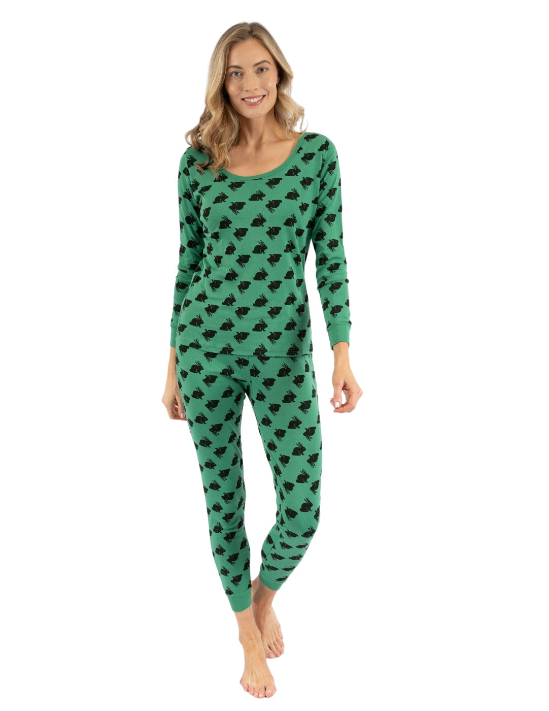 Women's Cotton Bunny Pajamas