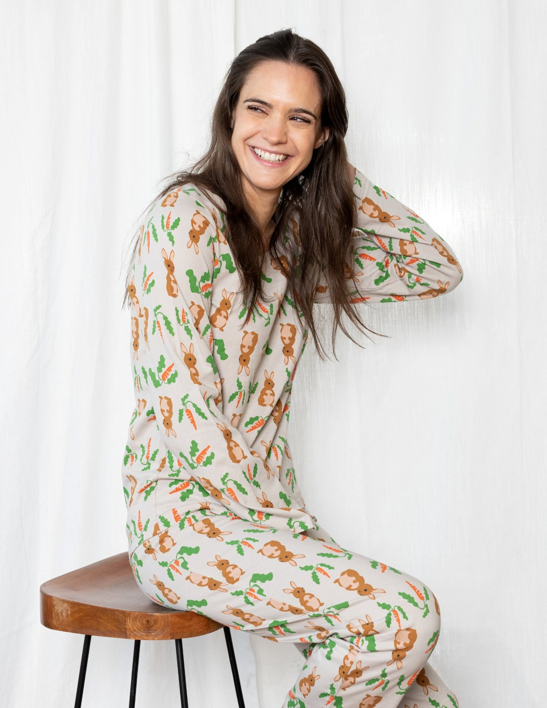 Women's Loose Fit Rabbit Pajamas