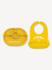 Neutral Plate And Bib