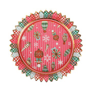 Deck The Halls Dinner Plates (10 Count)