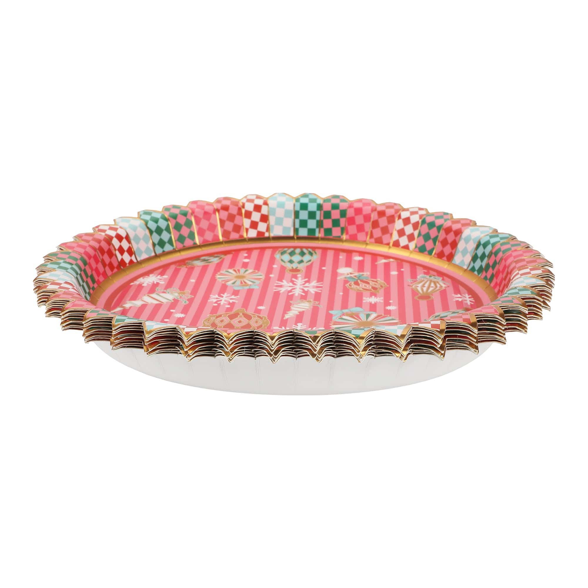Deck The Halls Dinner Plates (10 Count)