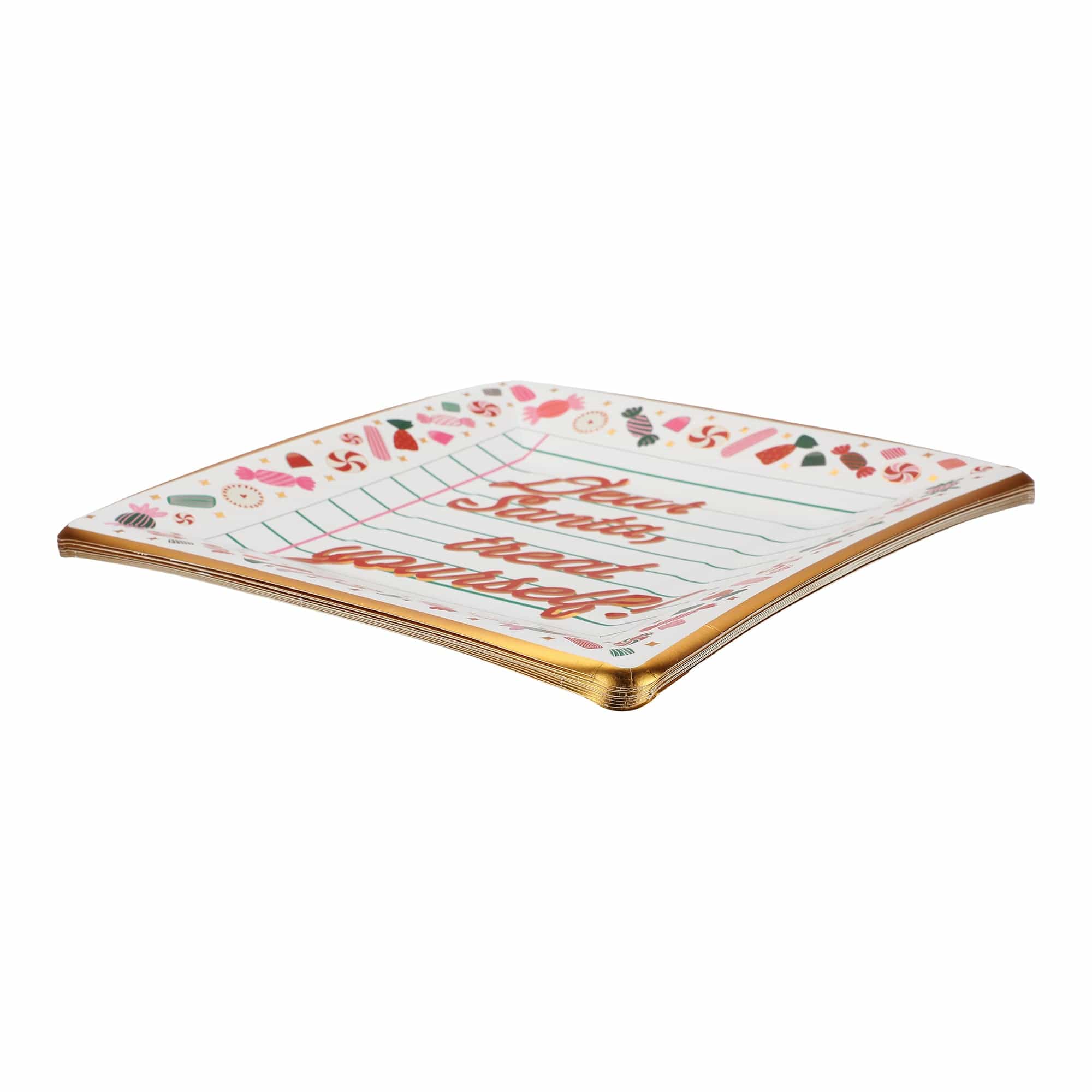 Santa Treats Dessert Plates (10 Count)