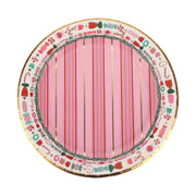 Peppermint Party Christmas Dinner Plates (10 Count)