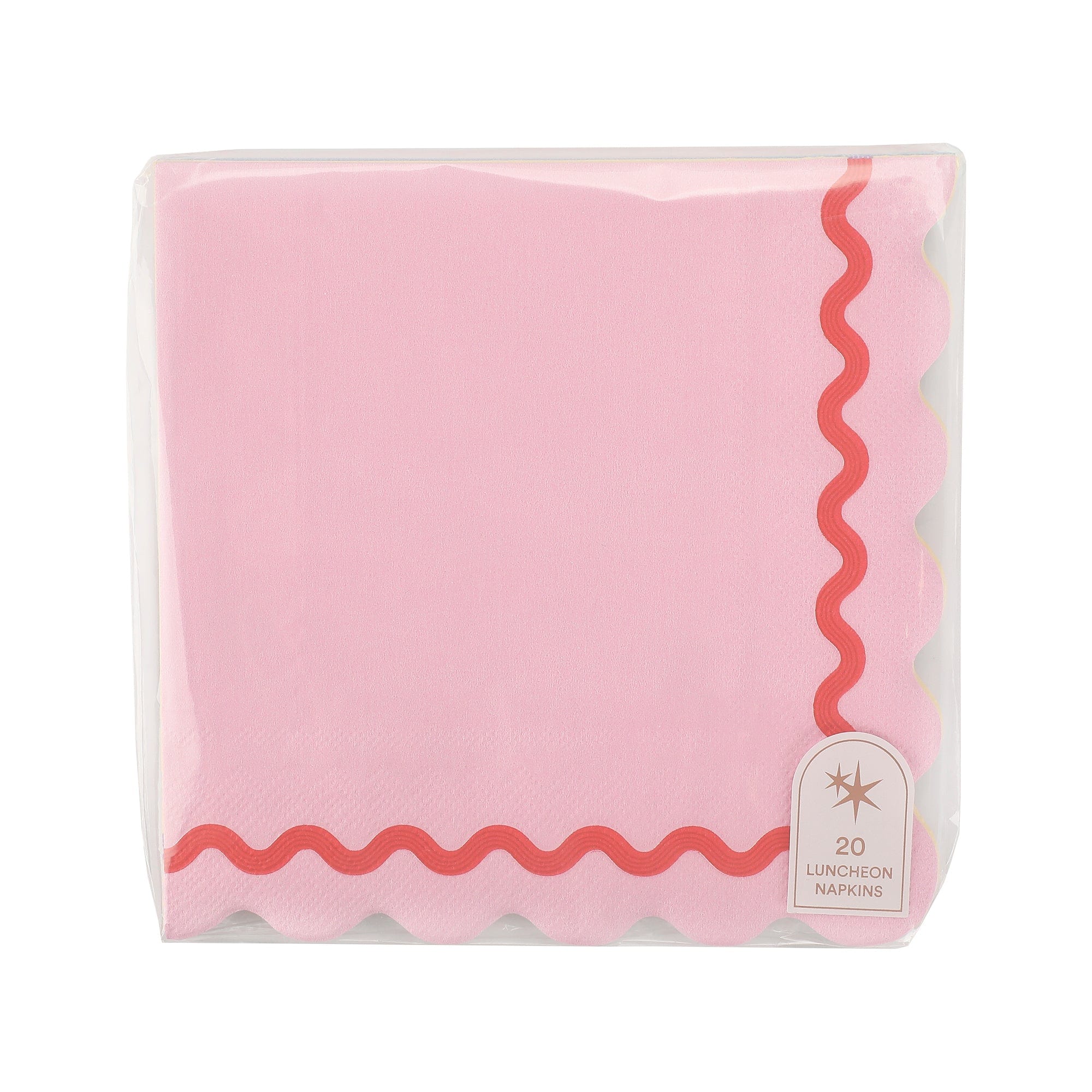 Rainbow Ric Rac Assorted Lunch Napkins (20 Count)