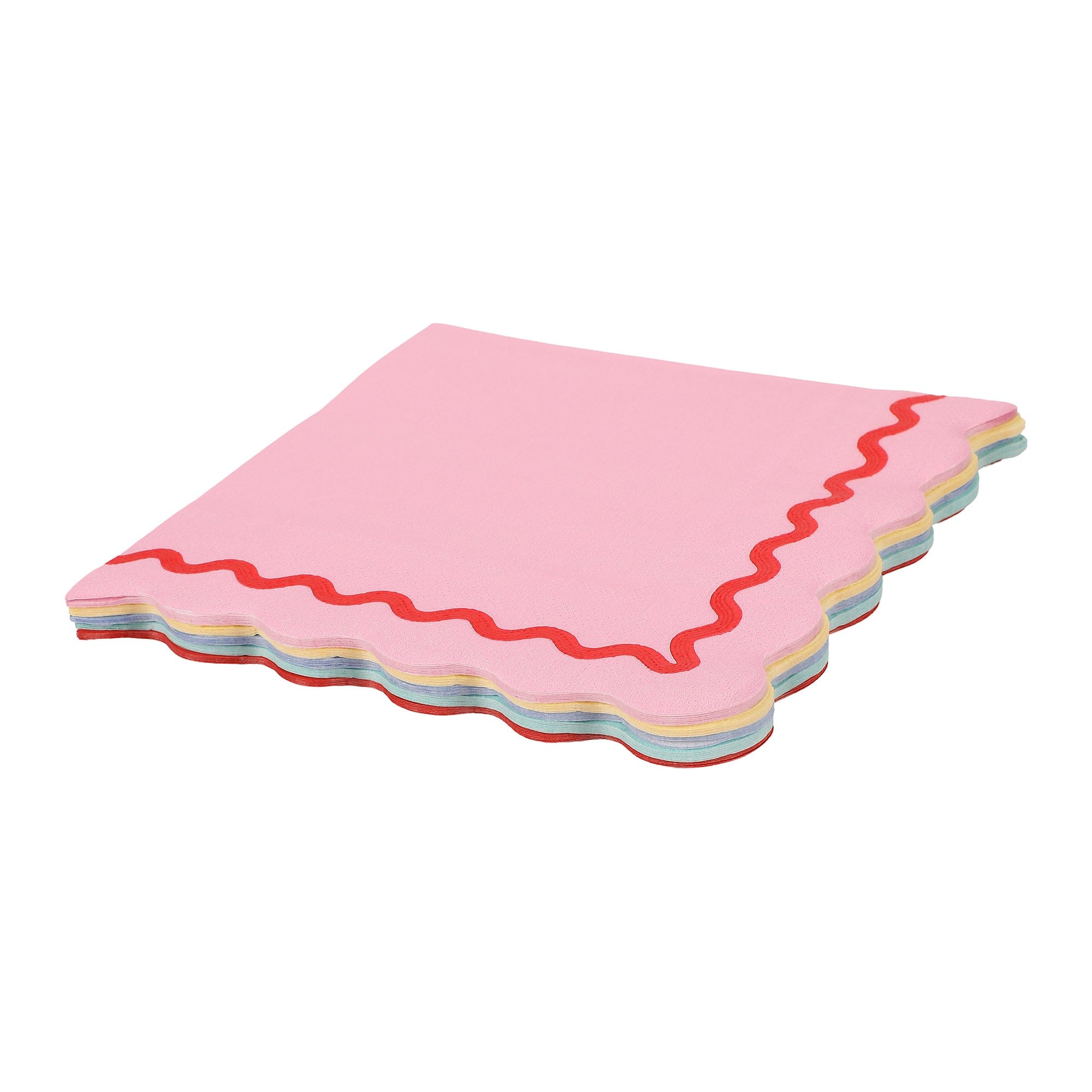 Rainbow Ric Rac Assorted Lunch Napkins (20 Count)