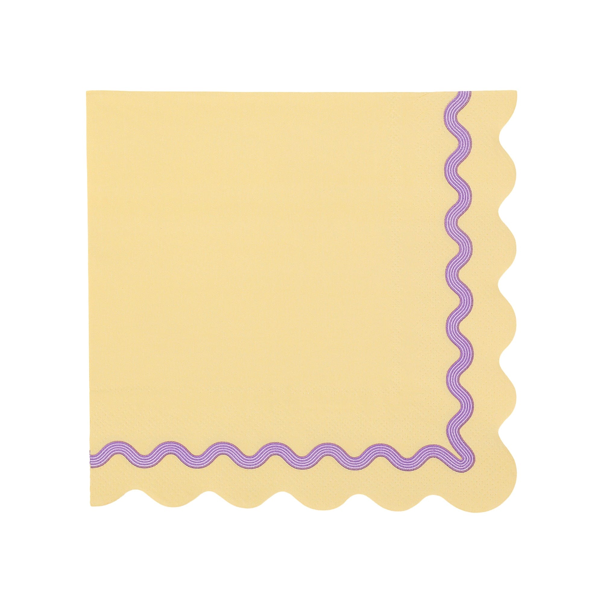 Rainbow Ric Rac Assorted Lunch Napkins (20 Count)