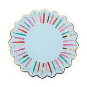 Birthday Candles Dessert Plates (10 Count)