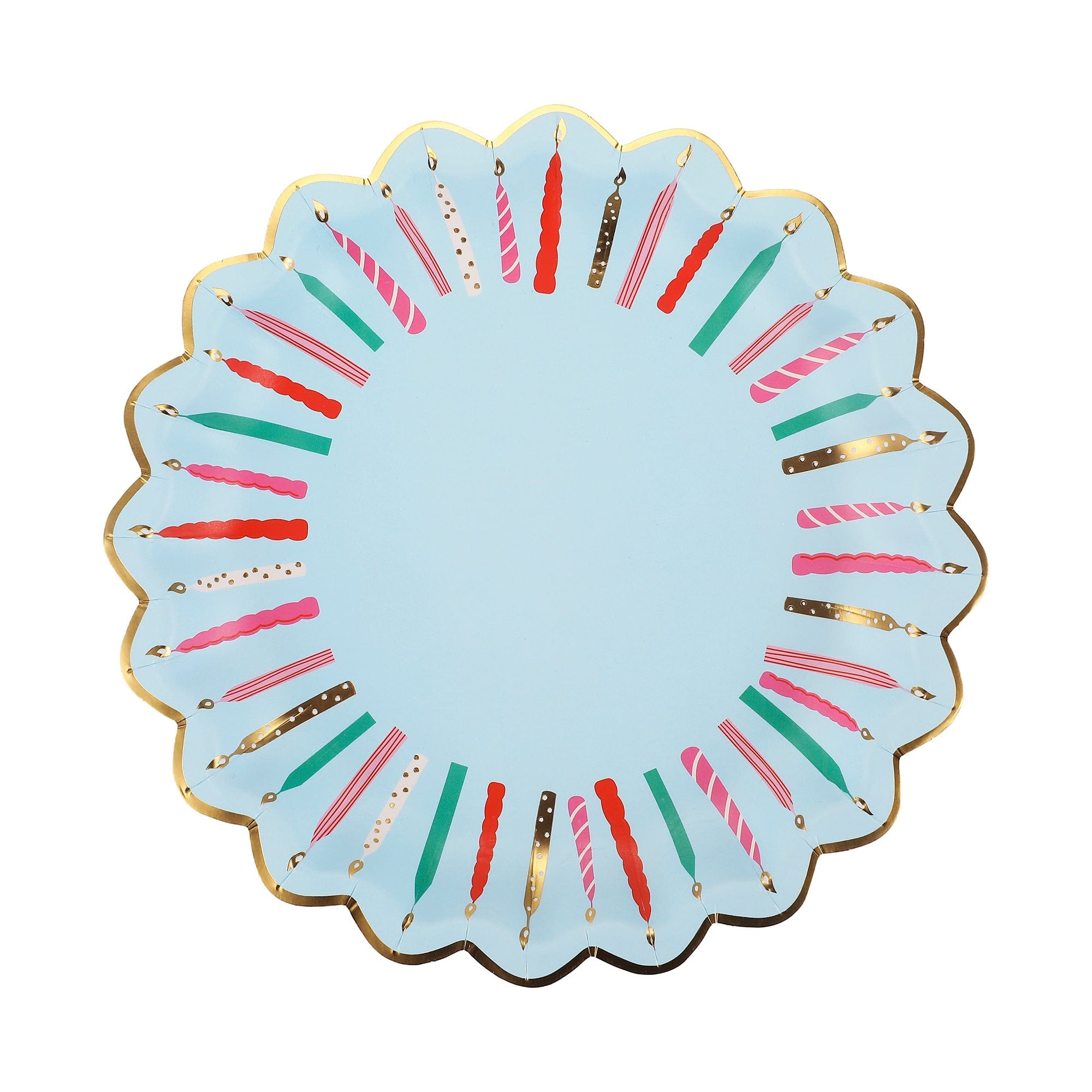 Birthday Candles Dessert Plates (10 Count)