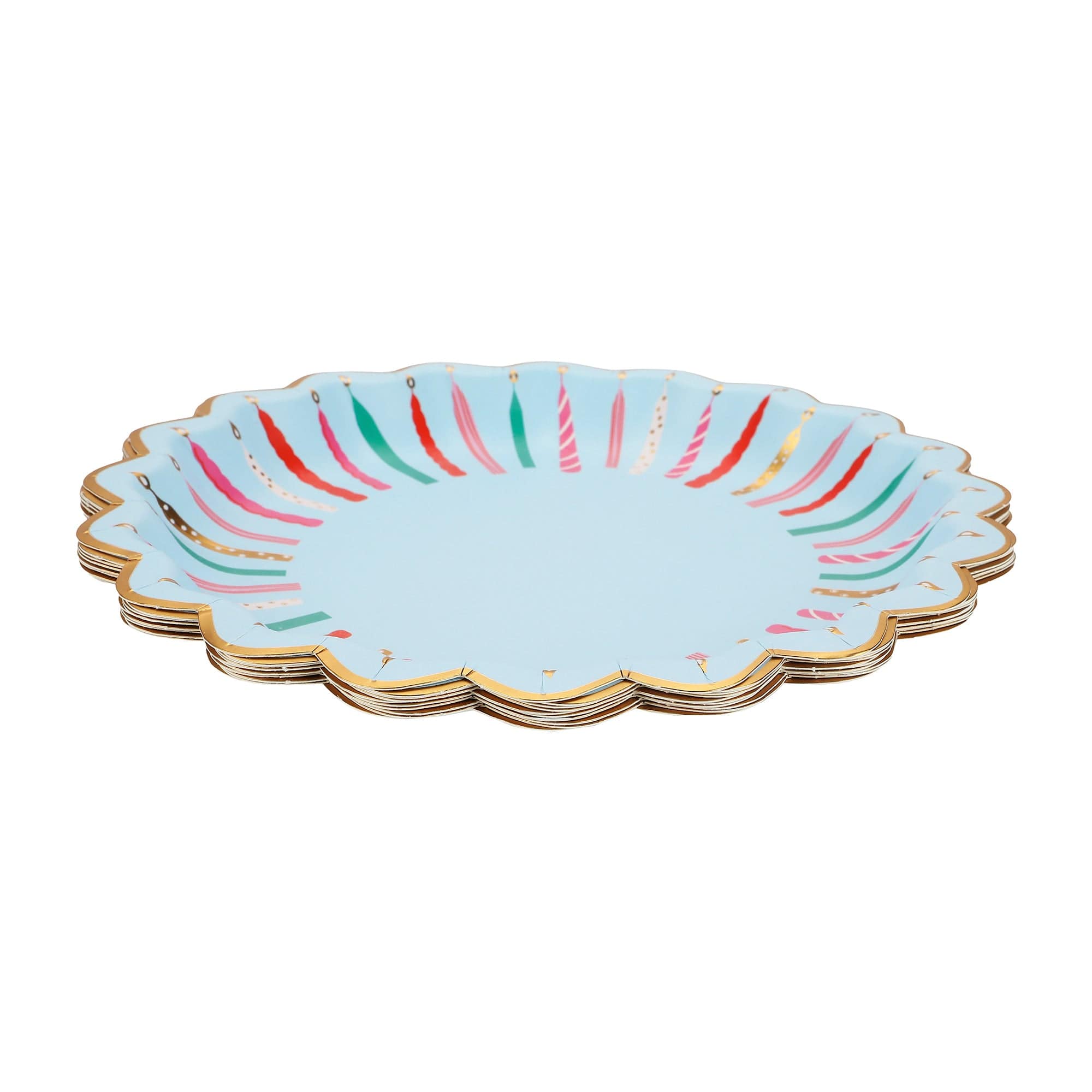 Birthday Candles Dessert Plates (10 Count)