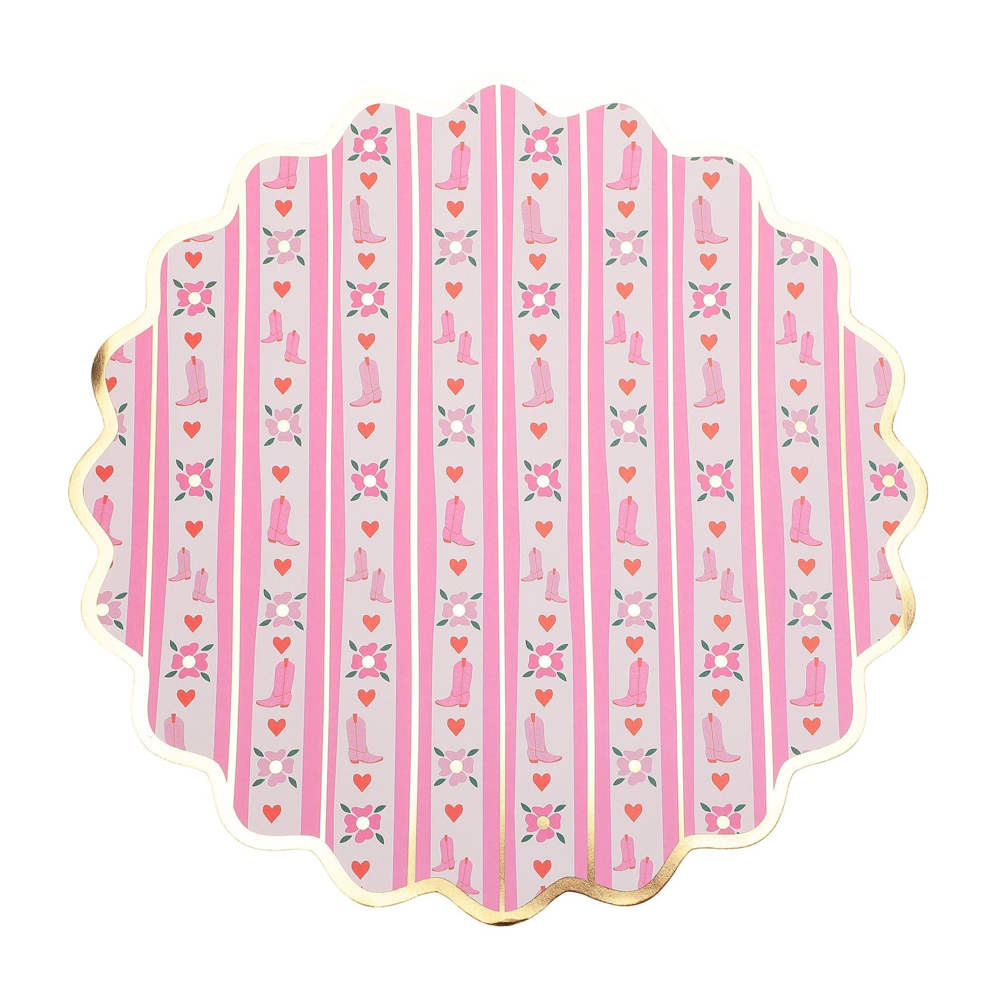 Boot Scoot Blooms Placemats (10 Count)