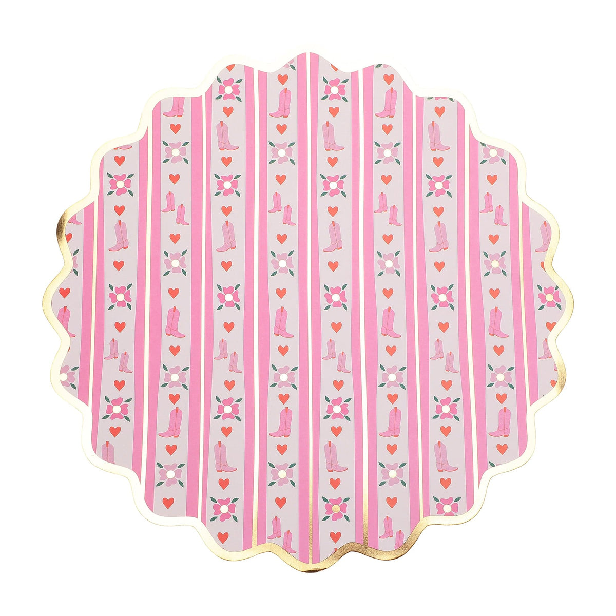 Boot Scoot Blooms Placemats (10 Count)