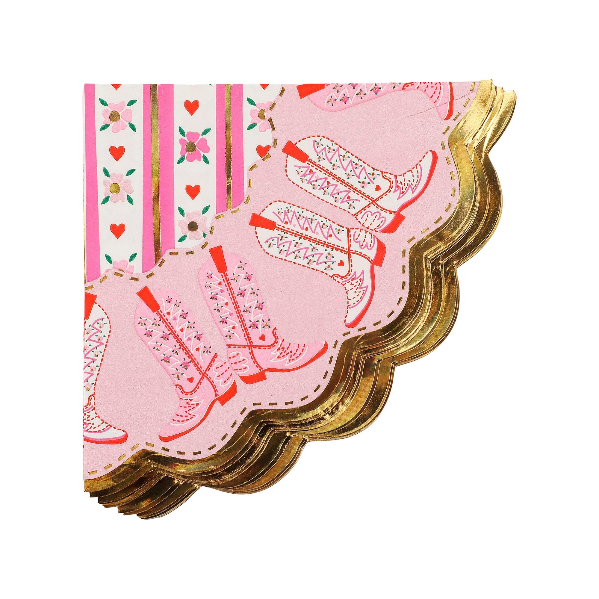 Boot Scoot Blooms Napkins (20 Count)