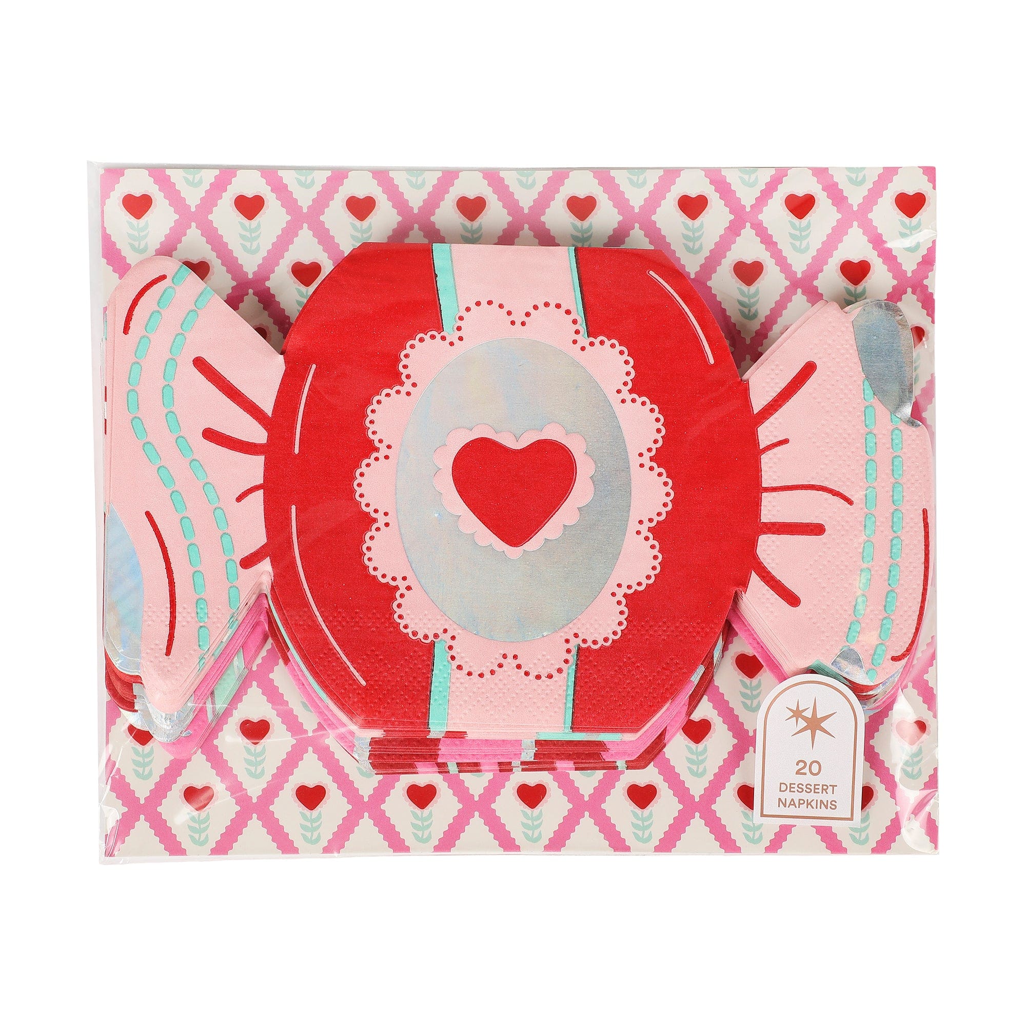 Sweetheart Candy Shaped Napkins (20 Count)