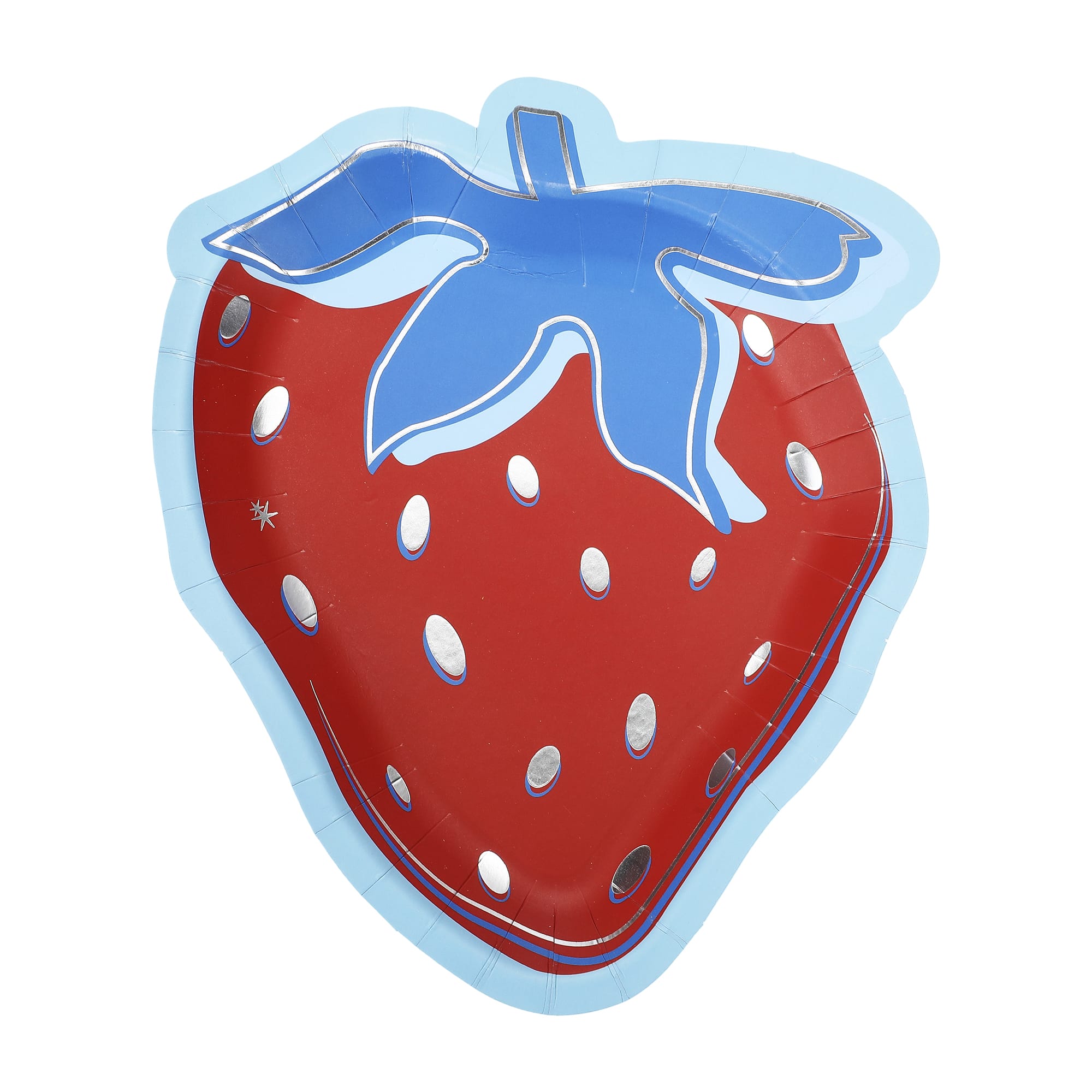 Red, White & Berry Dessert Plate (10 Ct)