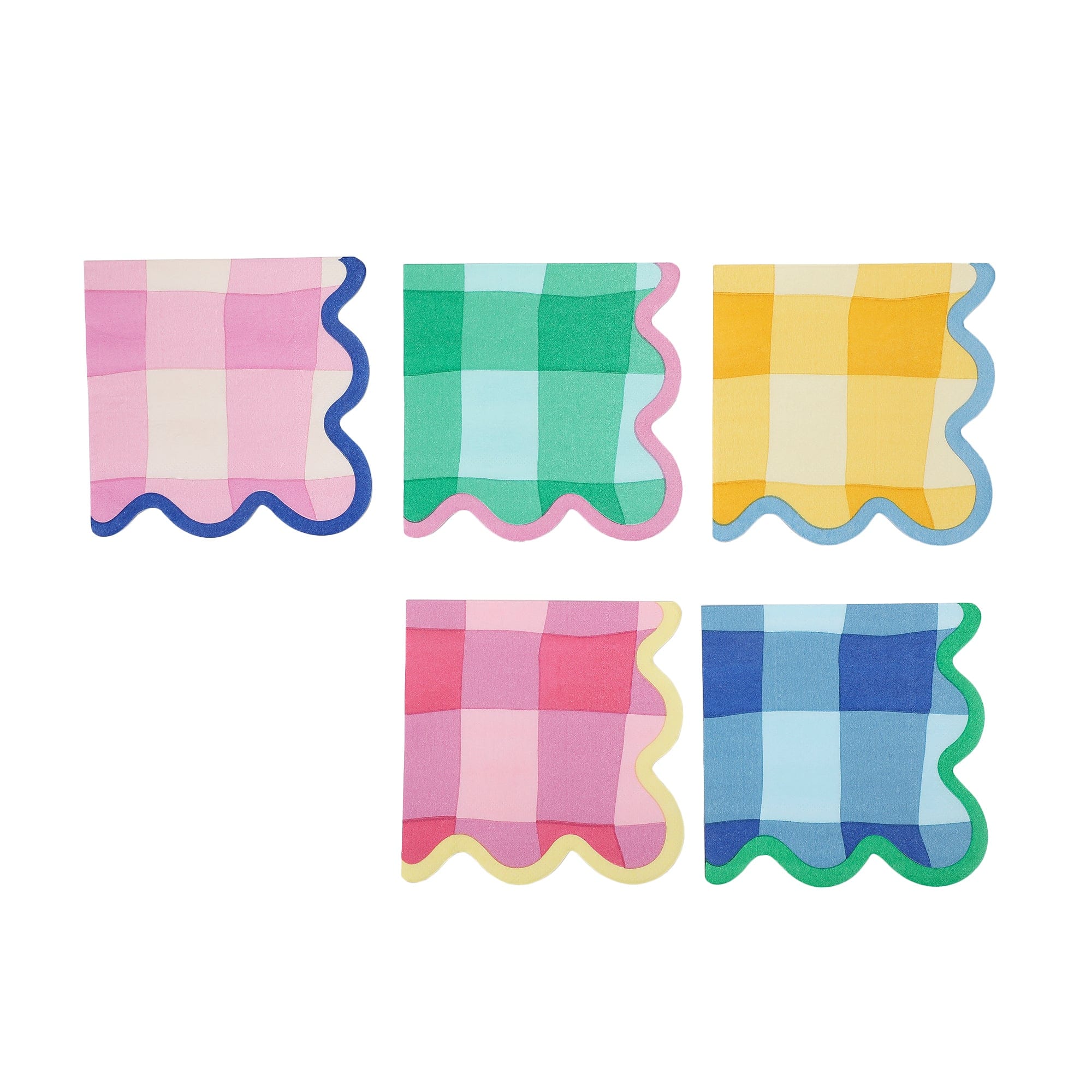 Colowave Gingham Cocktail Napkins (20 Ct)