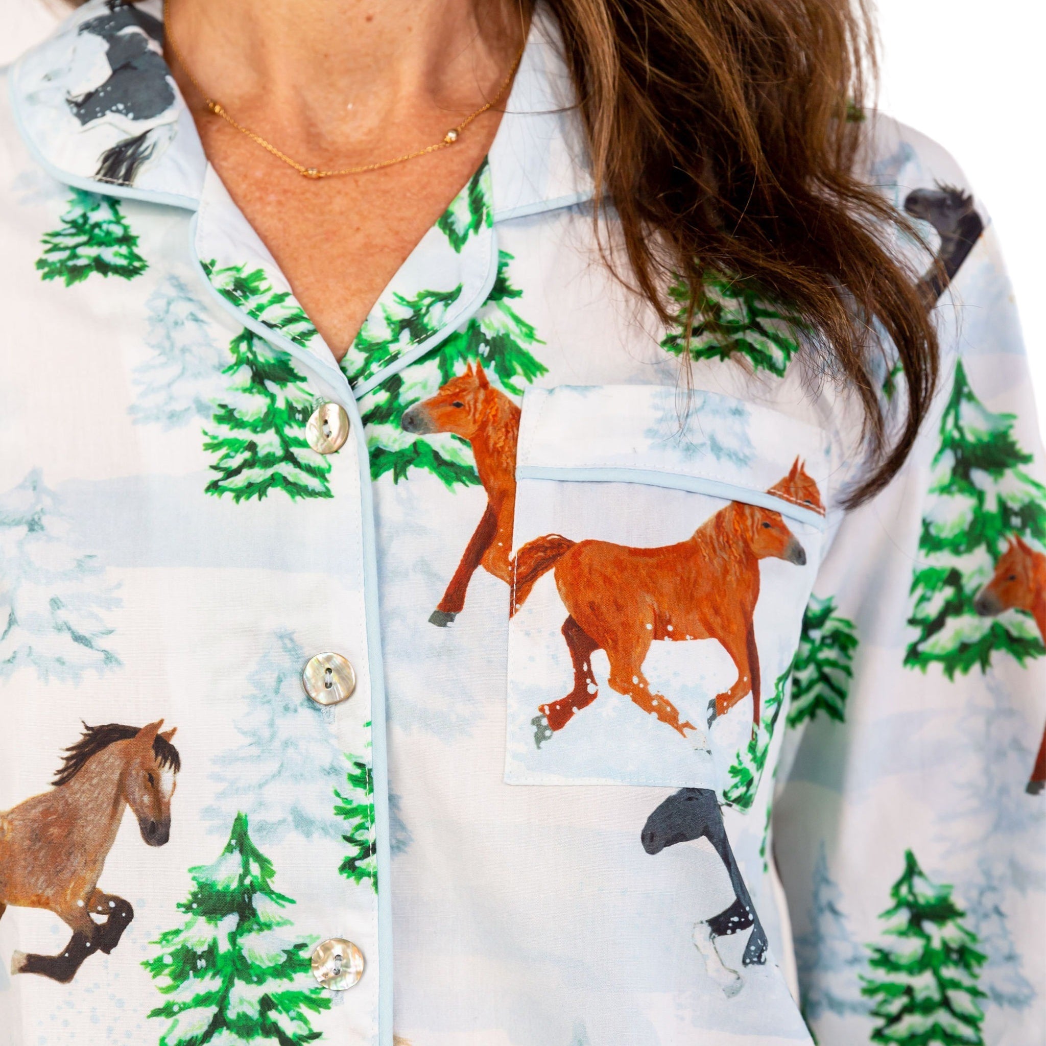 Women's Skydog Long Pj Set